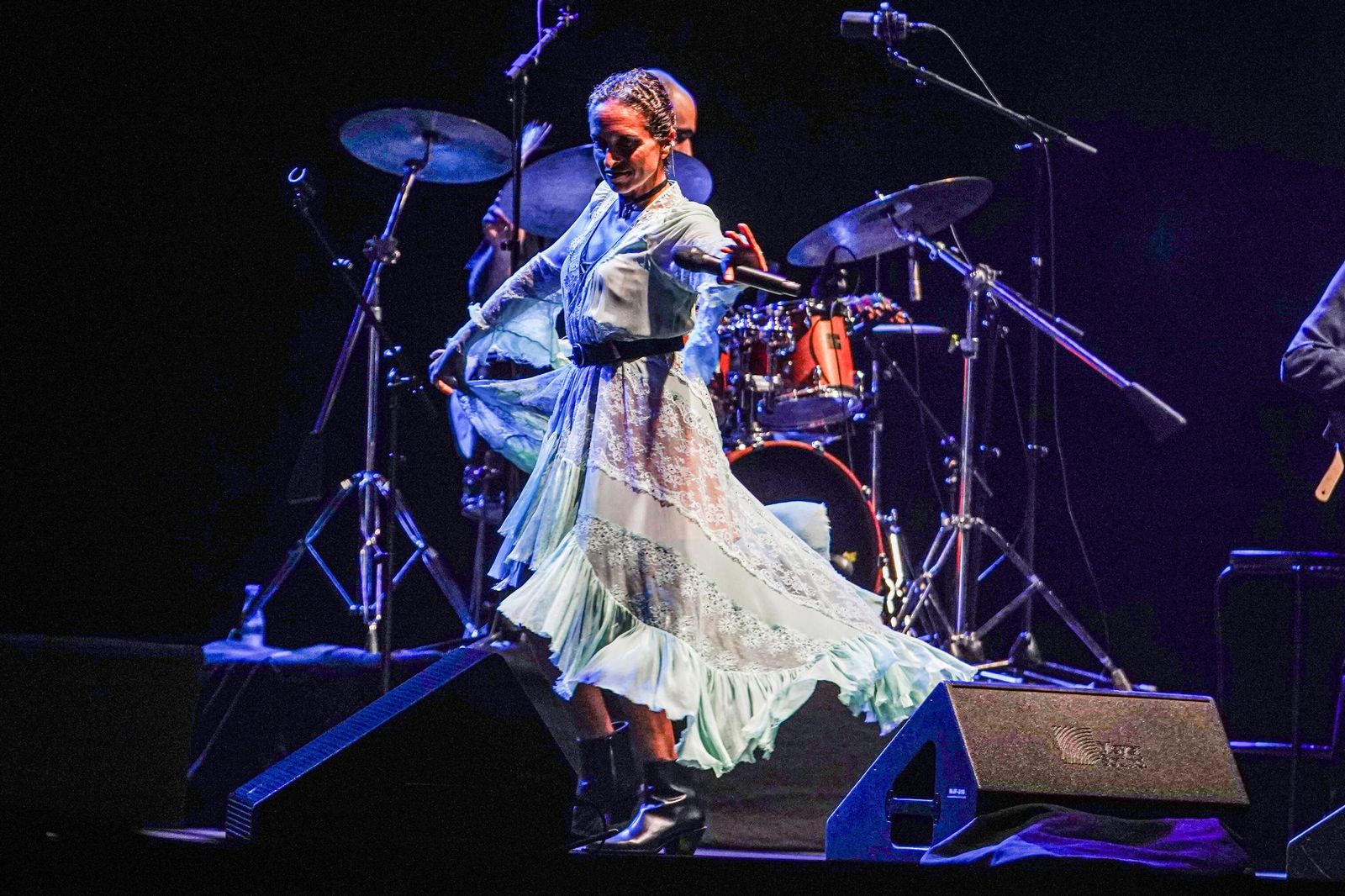 La estrella Noa ilumina el Generalife de Granada en 1001 Músicas: las imágenes