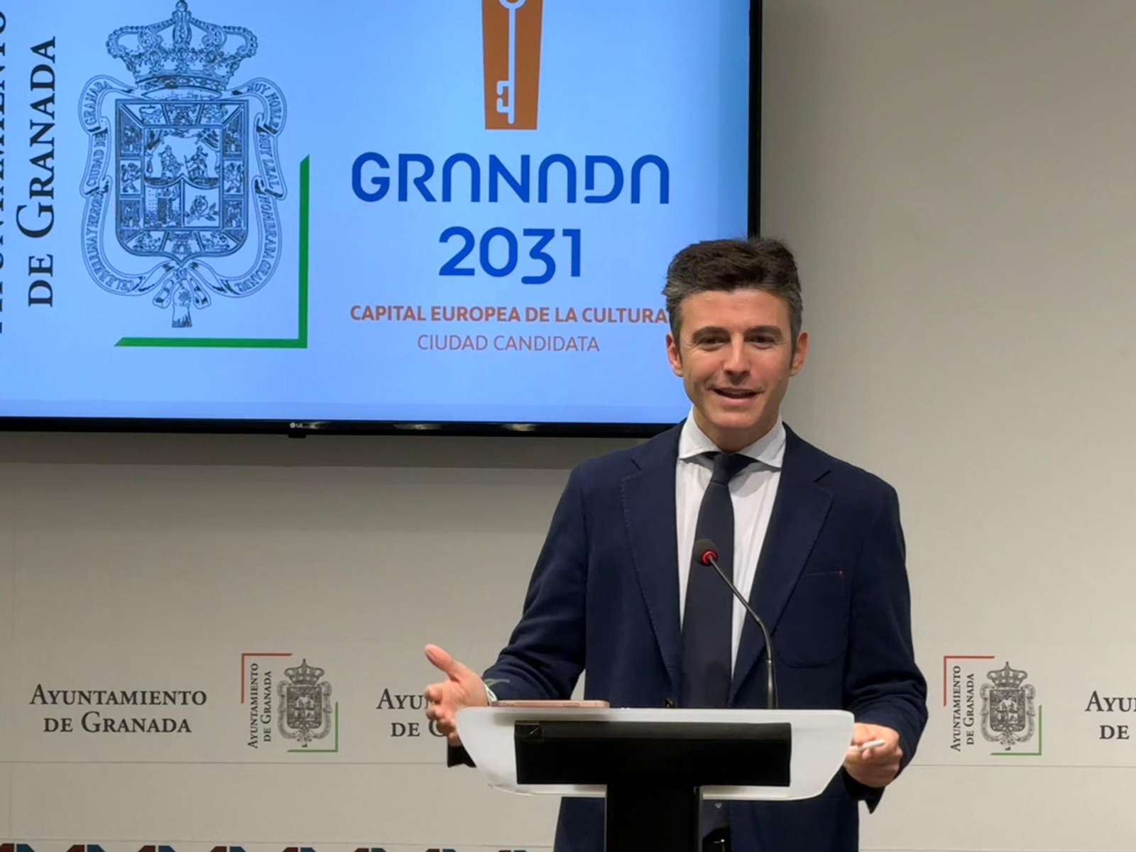 Jorge Saavedra, este viernes tras la Junta de Gobierno Local.