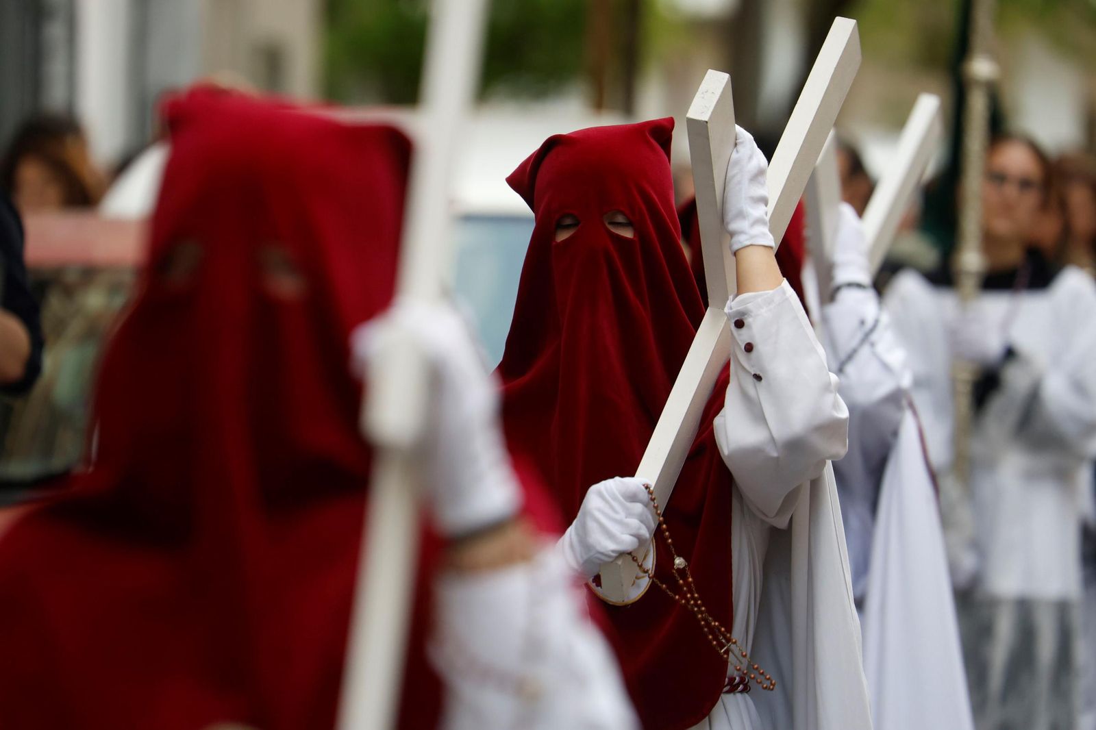 La procesión de la Sagrada Cena en este Jueves Santo de Córdoba, en imágenes