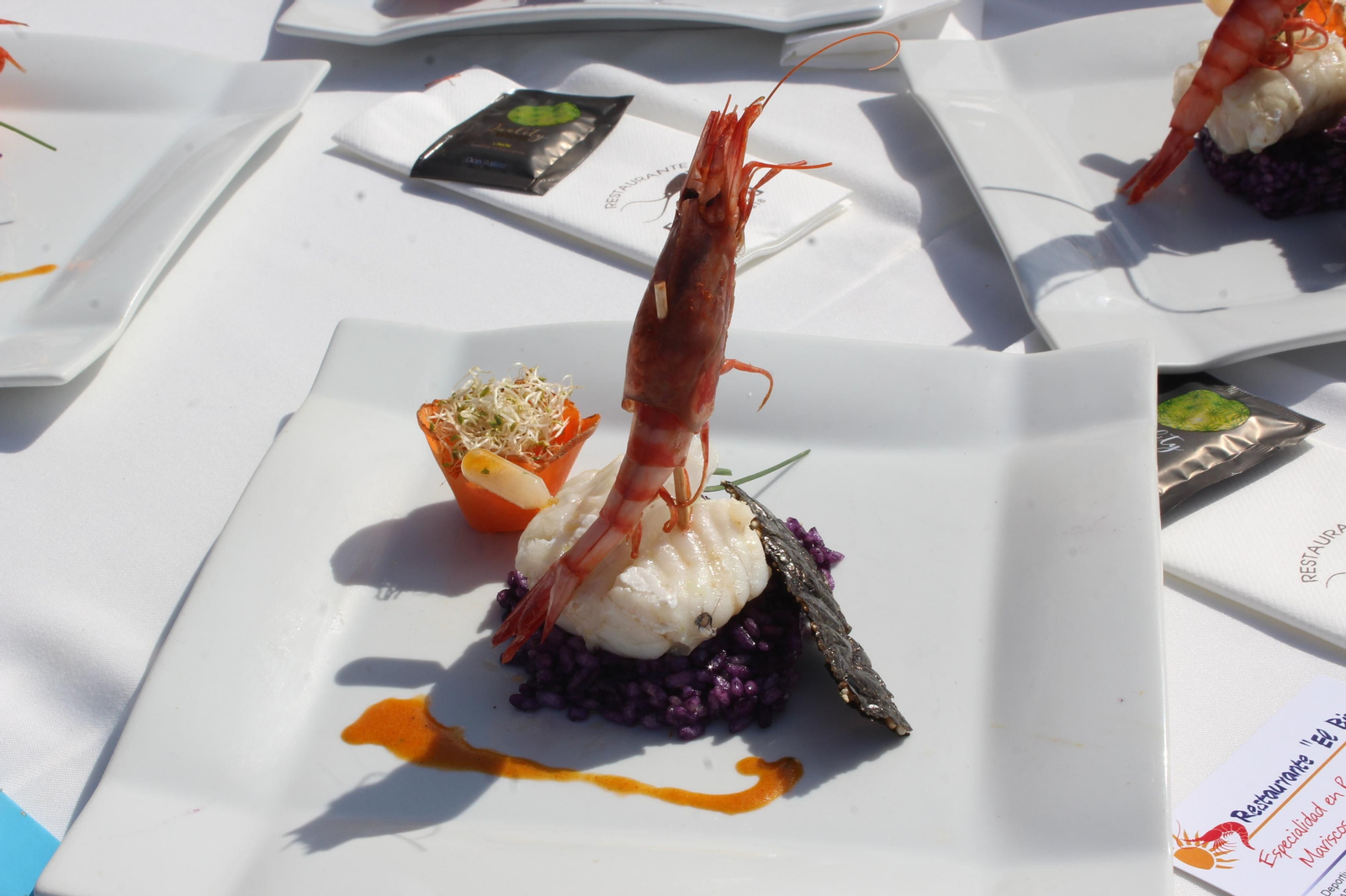Imágenes de la presentación de la Feria de la Gamba Roja de Garrucha