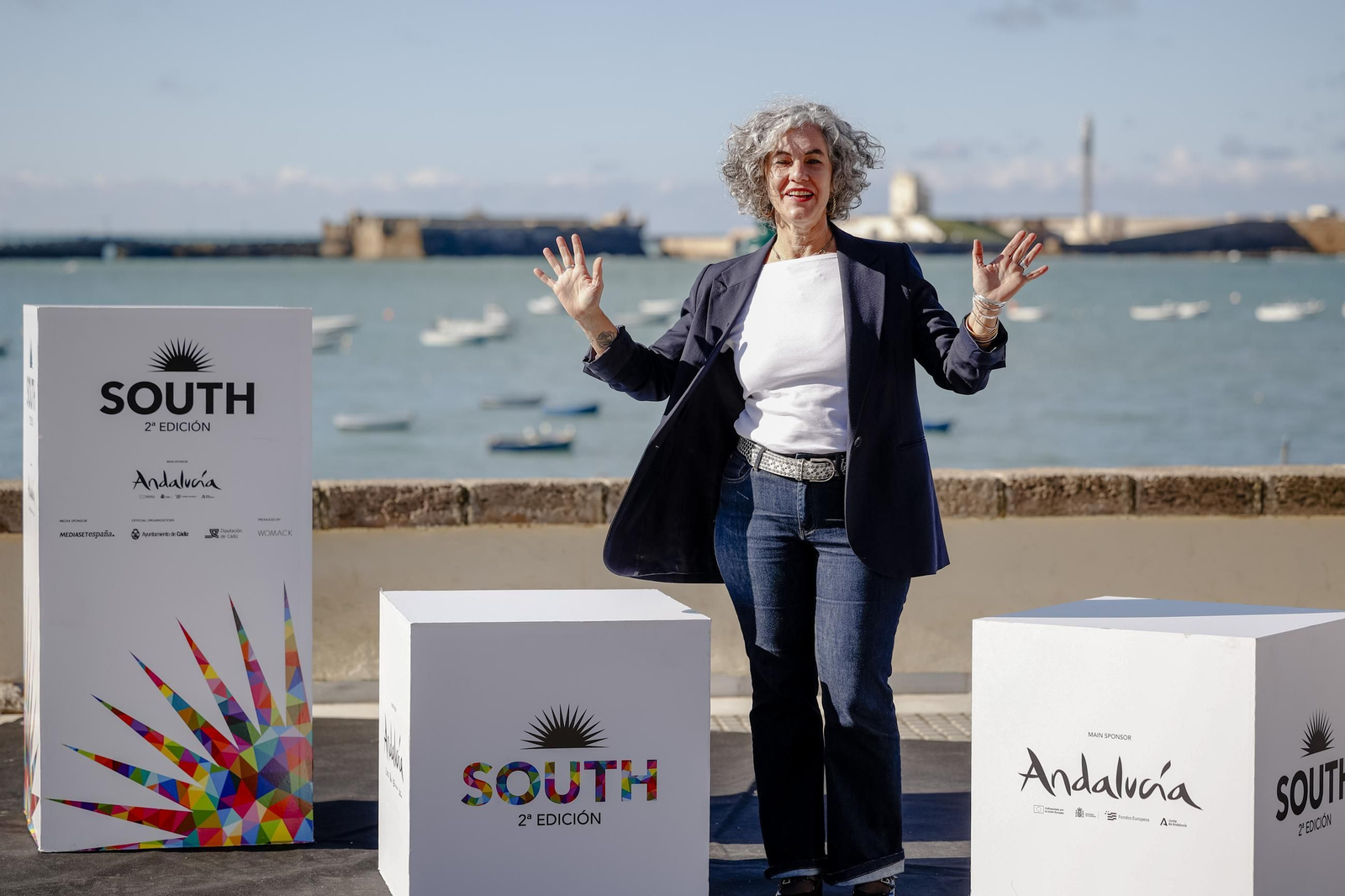 imágenes del photocall del South Series en la caleta el domingo 27