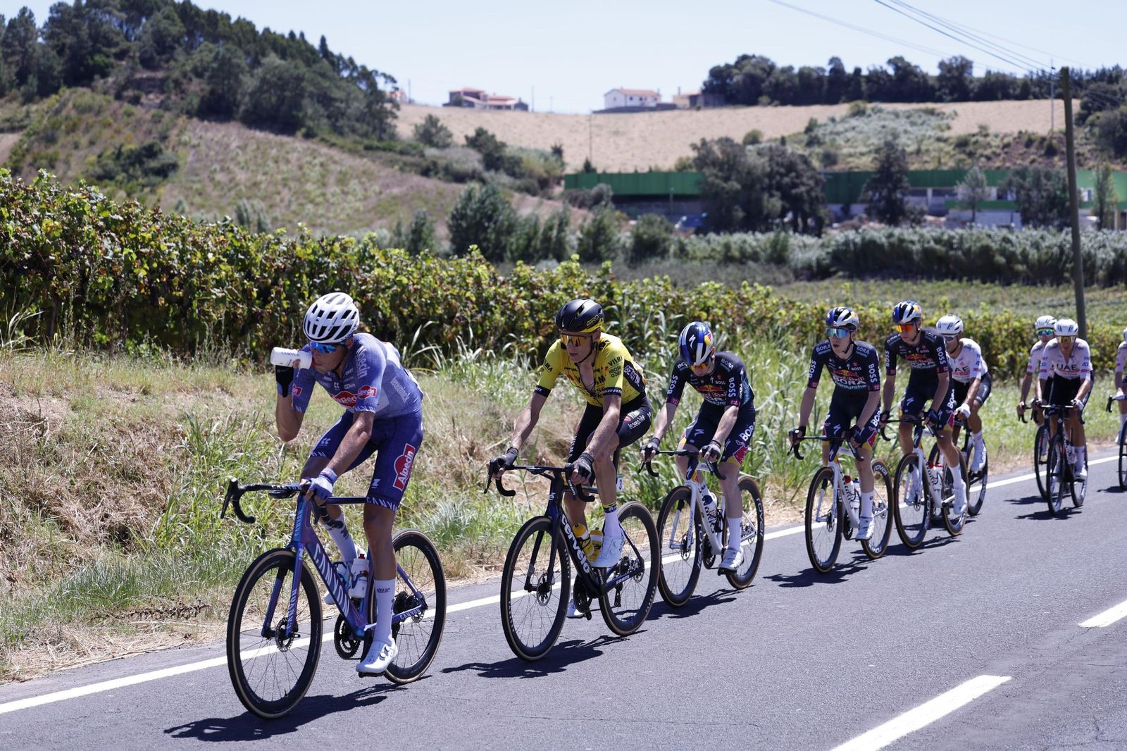 Luis Ángel Maté, protagonista en la fuga de la Vuelta a España