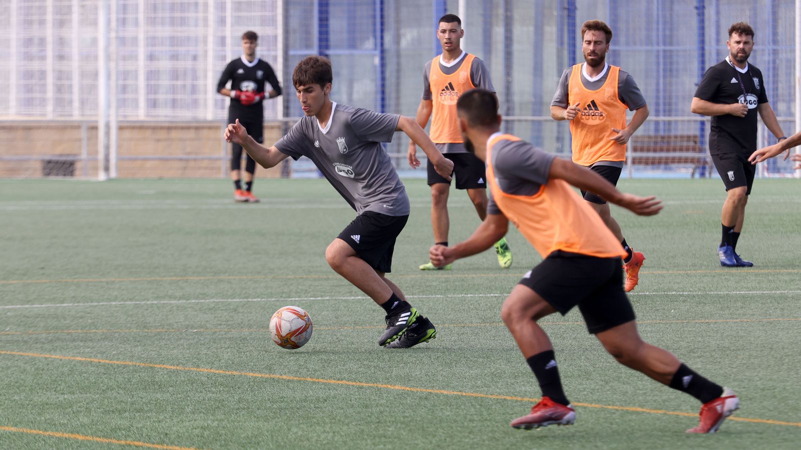 Entrenamiento del Xerez CD en la Granja