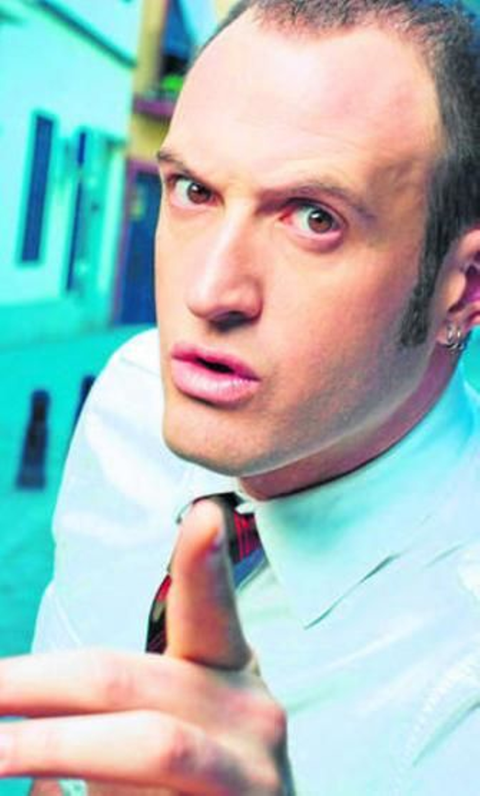 El actor de la popular serie Cámera Café, Alex O'Dogherty.