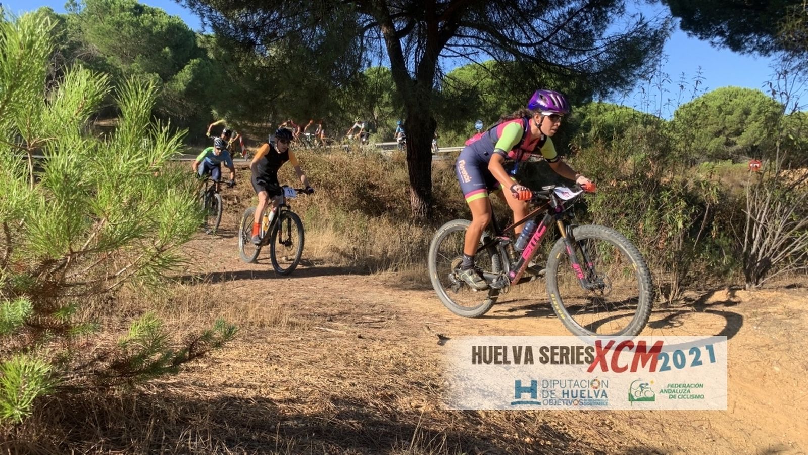 Una corredora, durante la prueba disputada en Aljaraque.