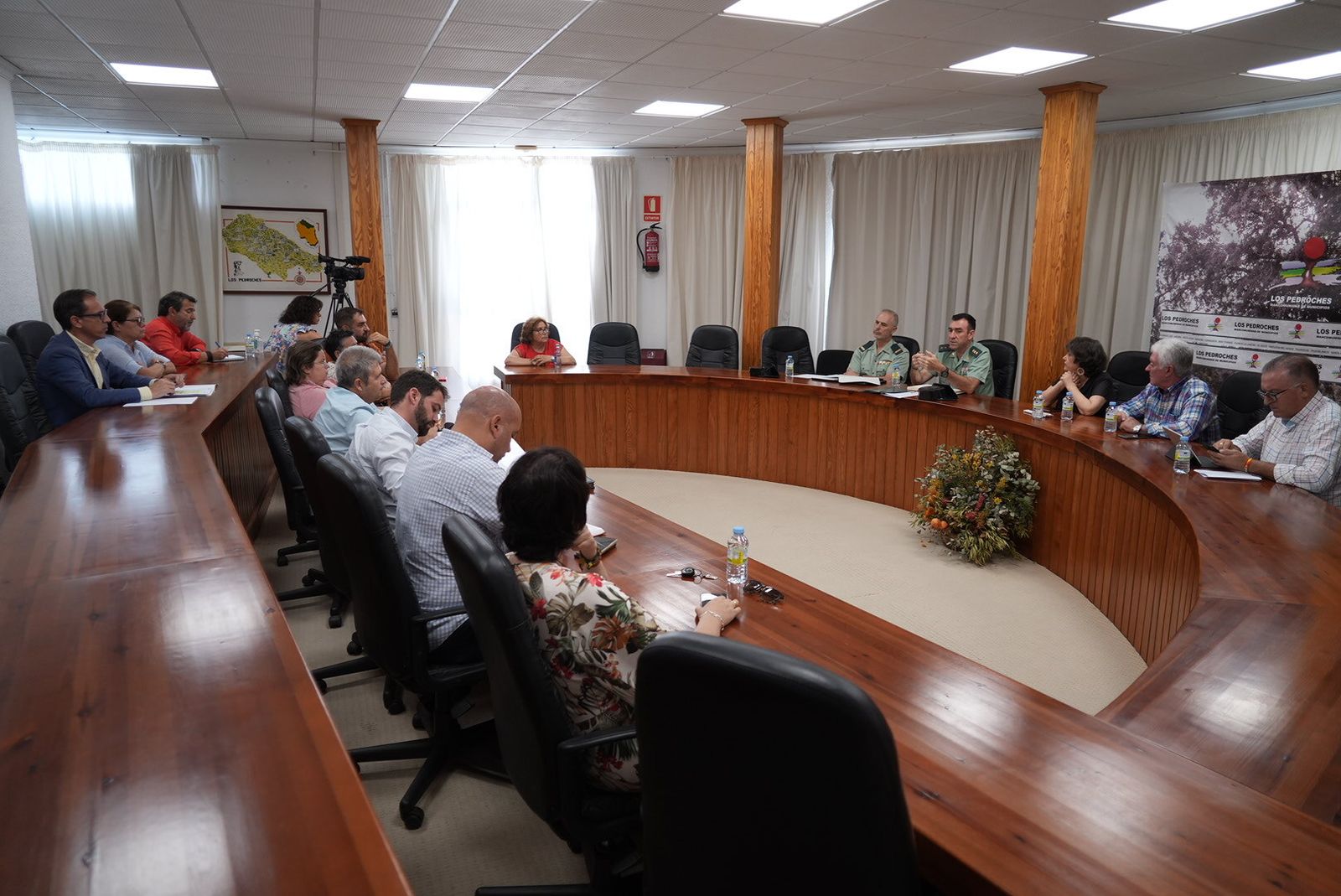Un momento de la reunión celebrada en Alcaracejos.