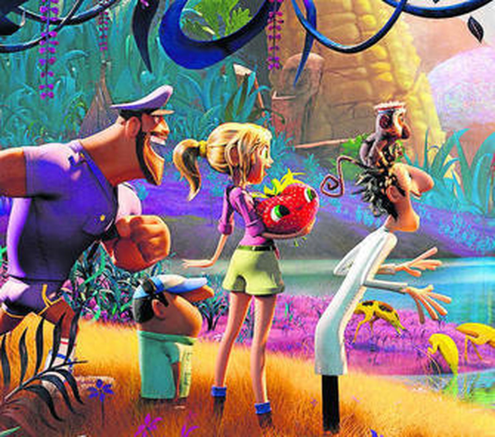 'Lluvia de albóndigas 2' intensifica el espíritu alocado de la primera parte.