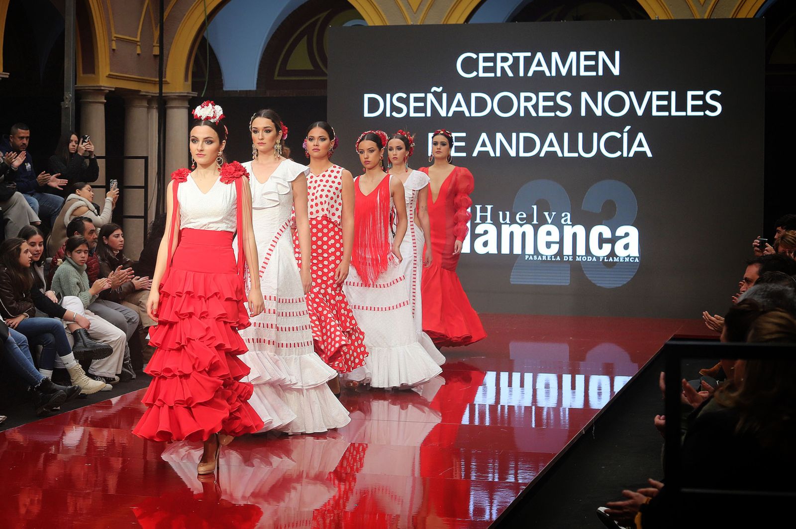 Huelva Flamenca 2023. Imágenes del Certamen de Diseñadores Noveles de Andalucía