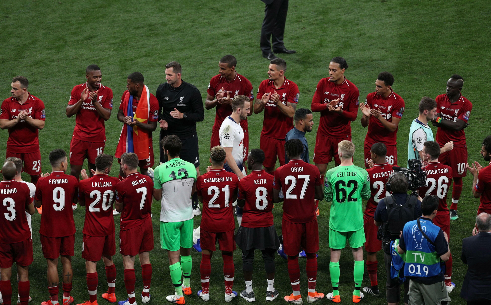 Imágenes de la final de la Liga de Campeones.