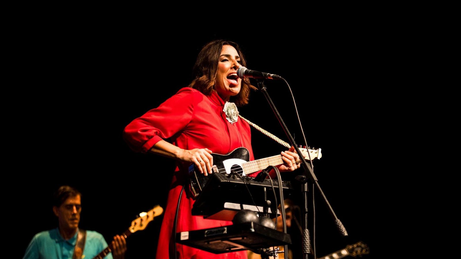 Dry Martina, durante el concierto que ofreció el sábado en el Teatro de las Cortes de San Fernando.