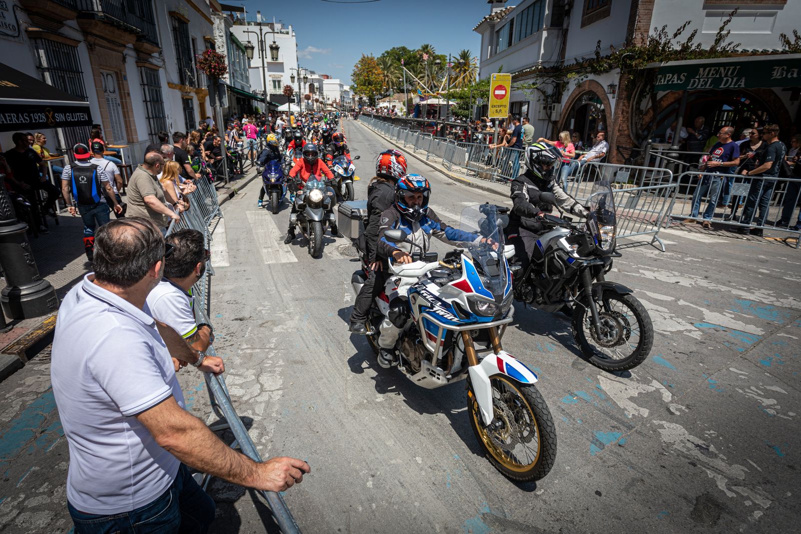 Imágenes de la motorada en El Puerto