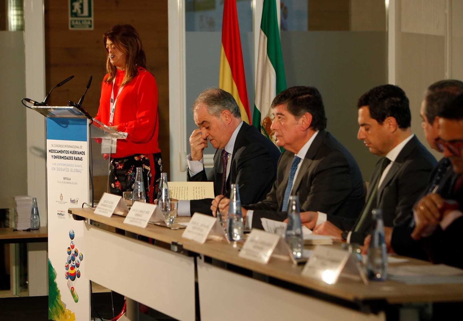Fide Mirón, vicepresidenta de Feder, en la inauguración del congreso.