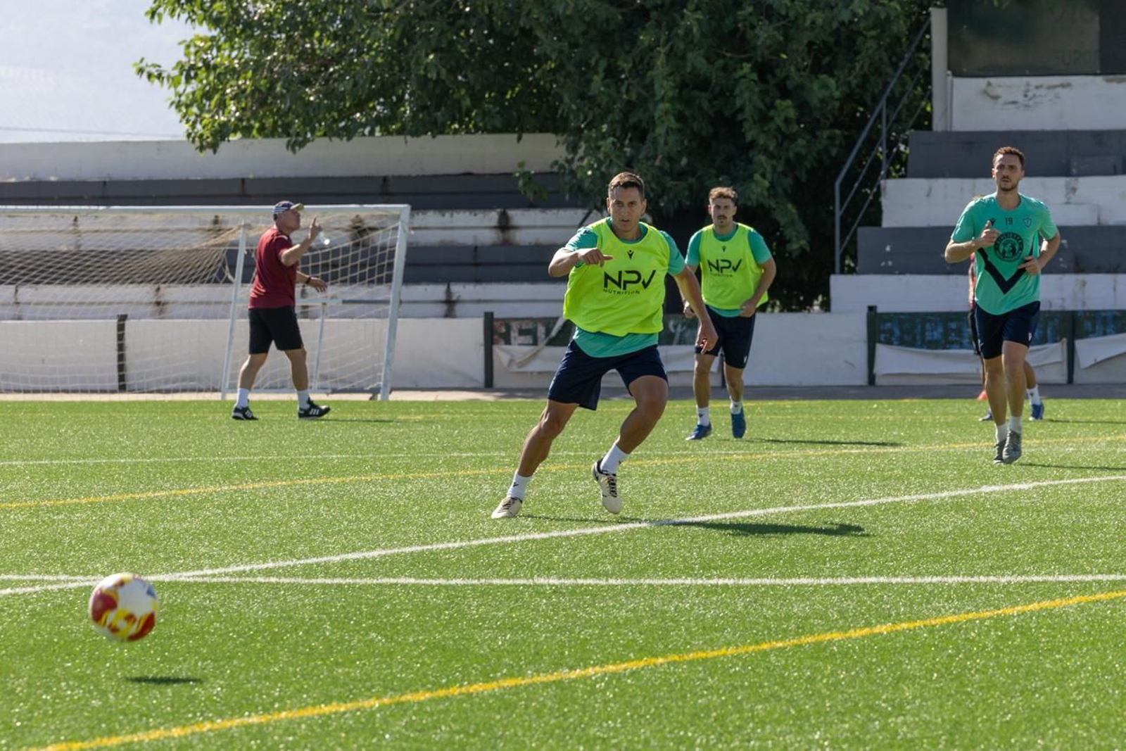 El primer entrenamiento del Real Jaén de la temporada 2025-26