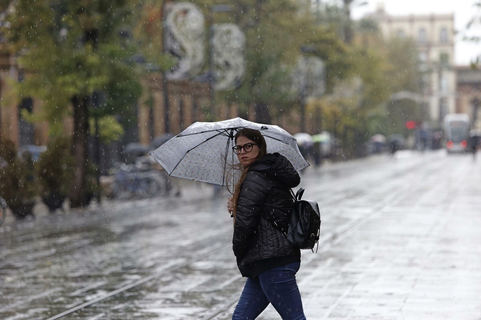 Las imágenes del temporal en Sevilla