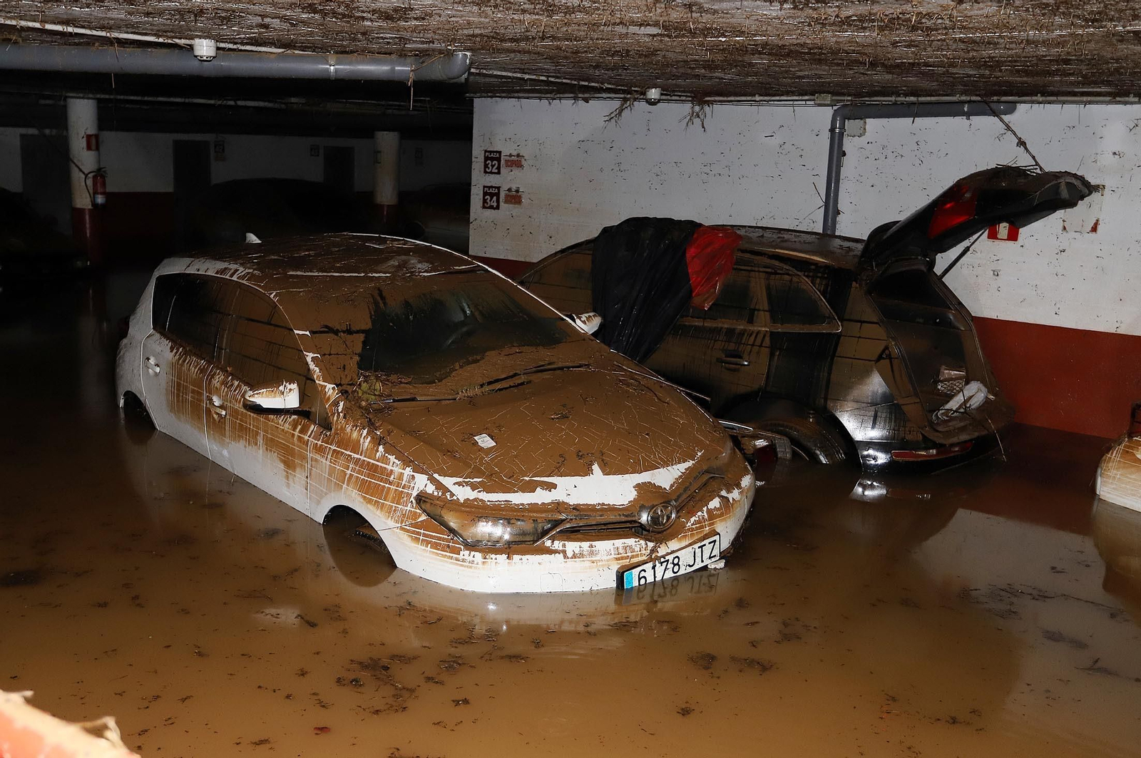 Imágenes de los destrozos provocados por el temporal en Lepe