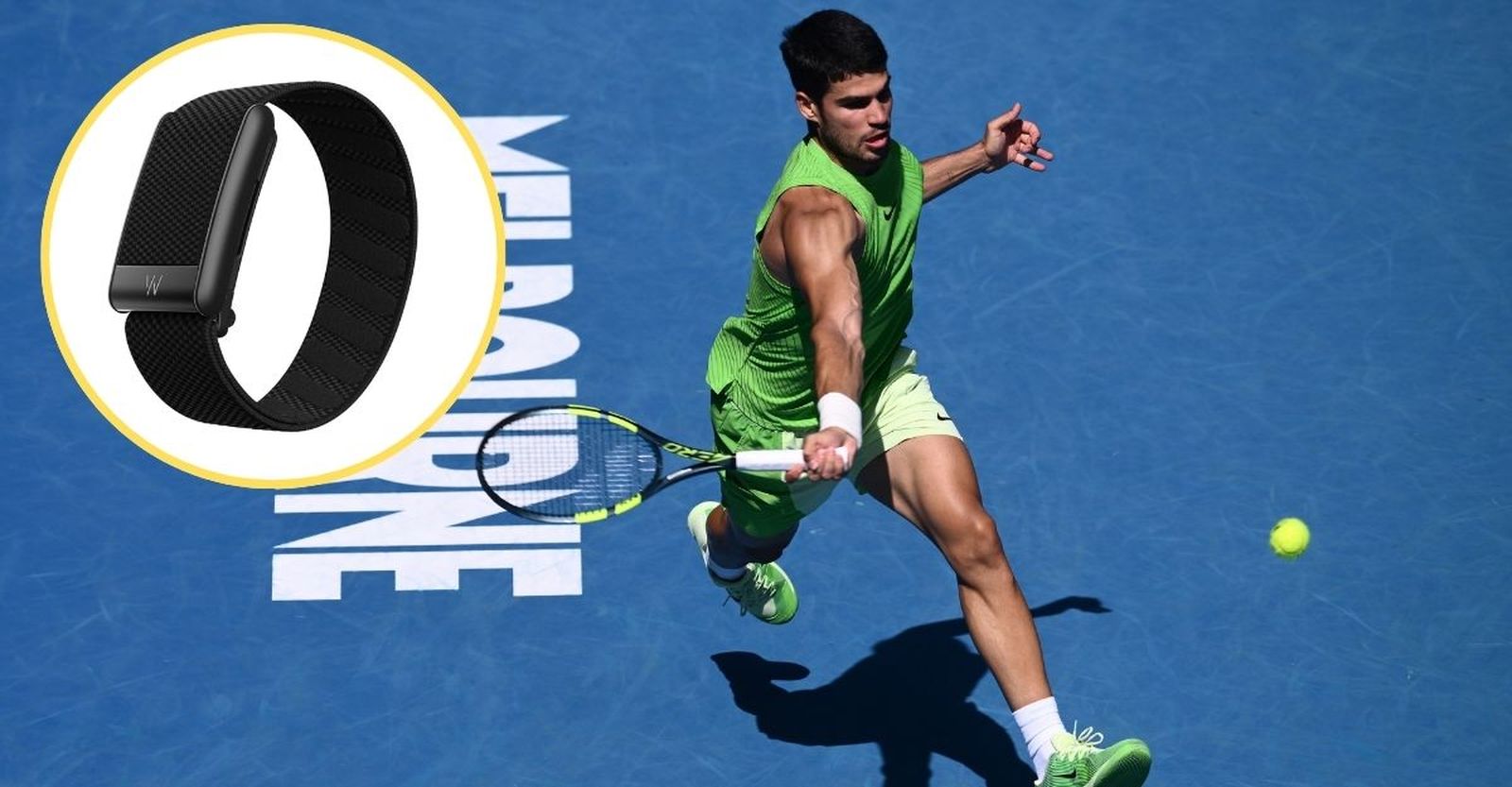 Whoop, la pulsera que obligaron a Carlos Alcaraz a quitarse durante el Open de Australia