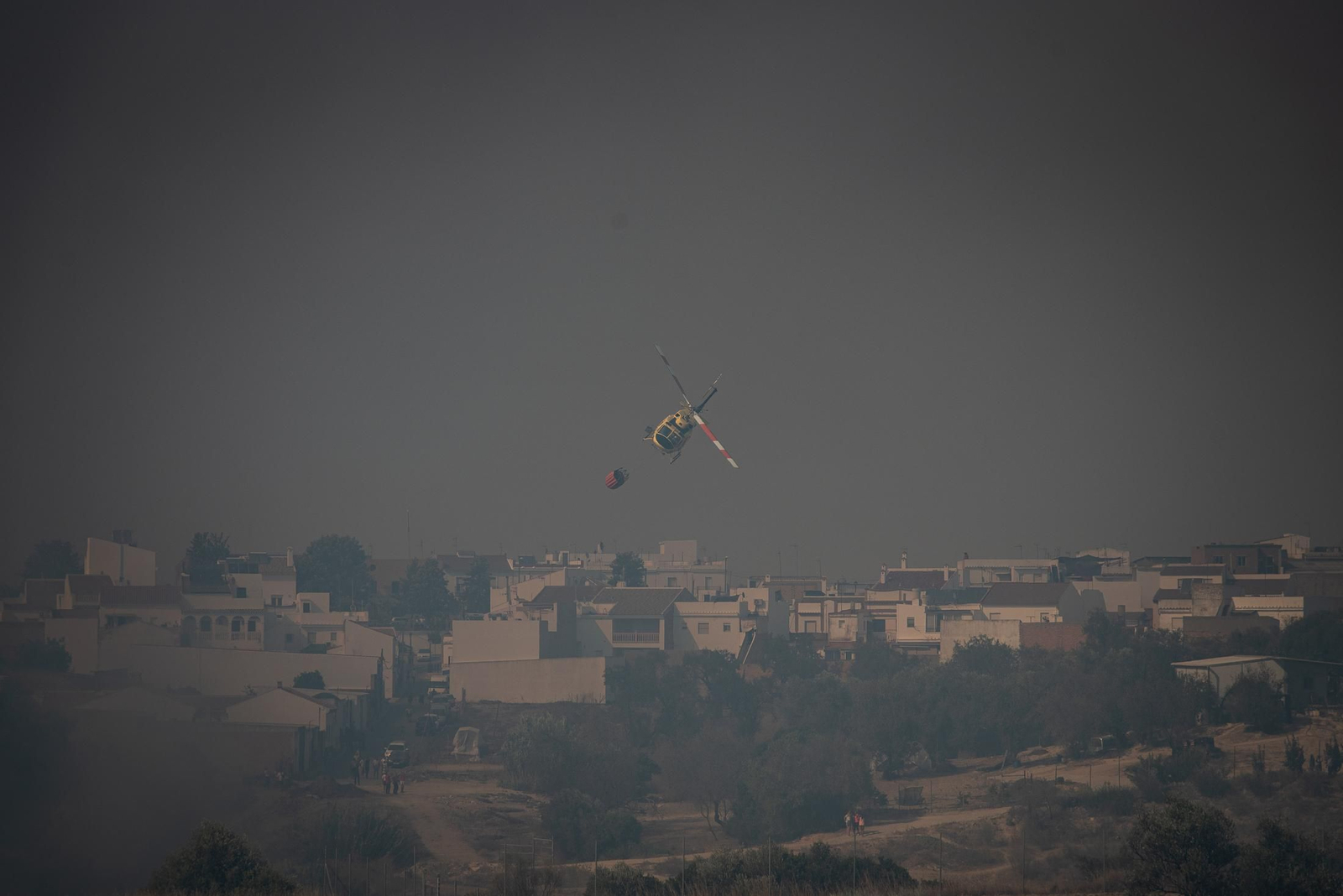 El incendio de Lucena del Puerto en imágenes