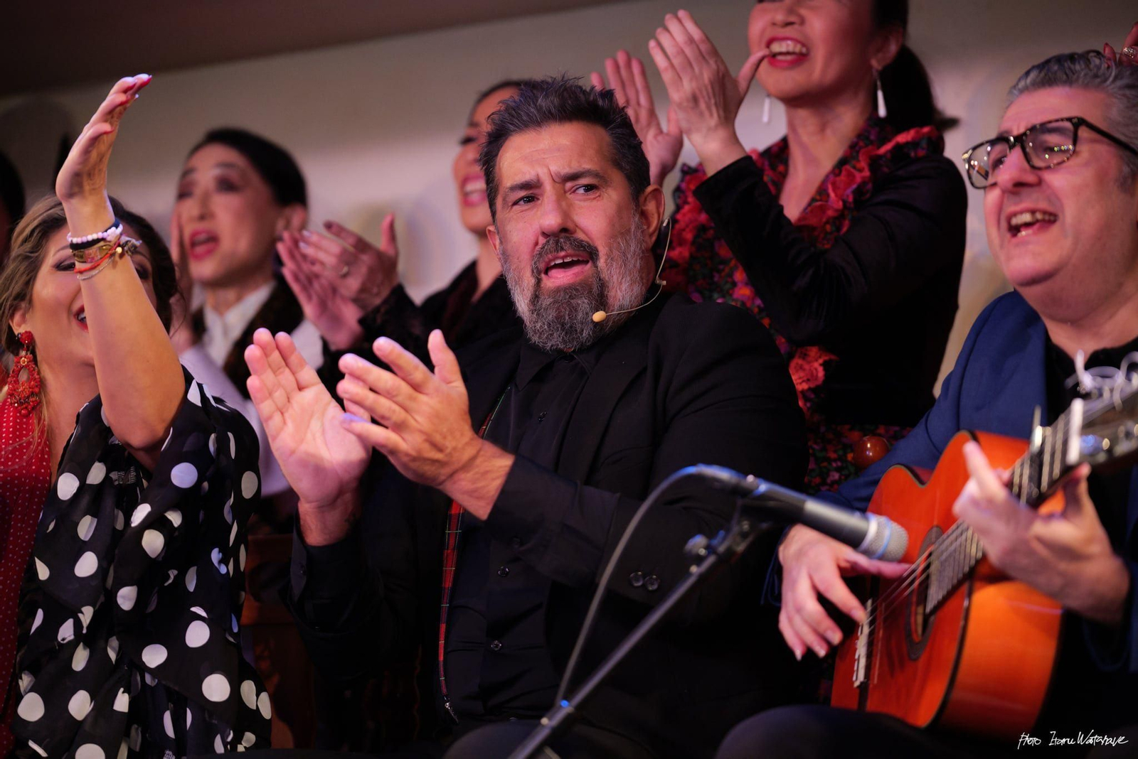 Juan de la Morena, Kina Méndez y Chano Carrasco.