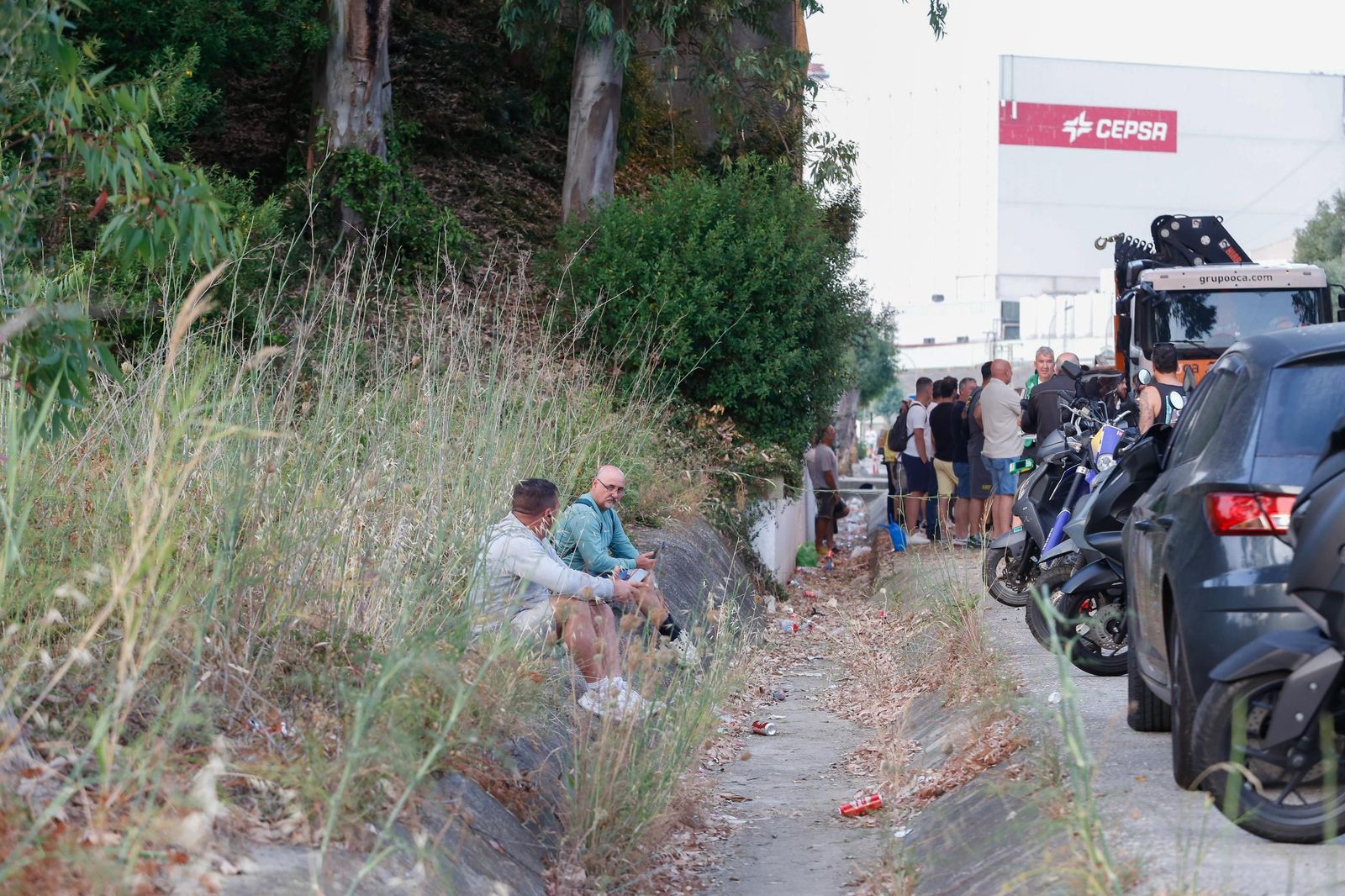 Fotos del segundo día de la huelga del metal en el Campo de Gibraltar