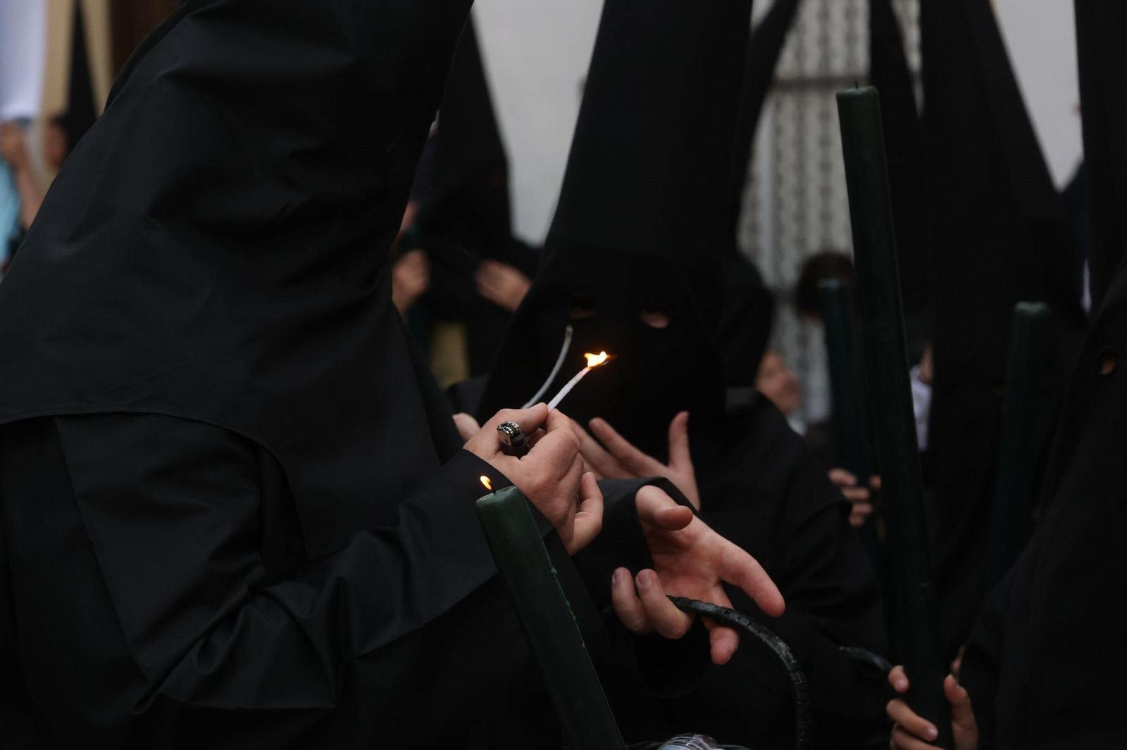 Jueves Santo en Jerez: imágenes de la Hermandad de la Vera Cruz