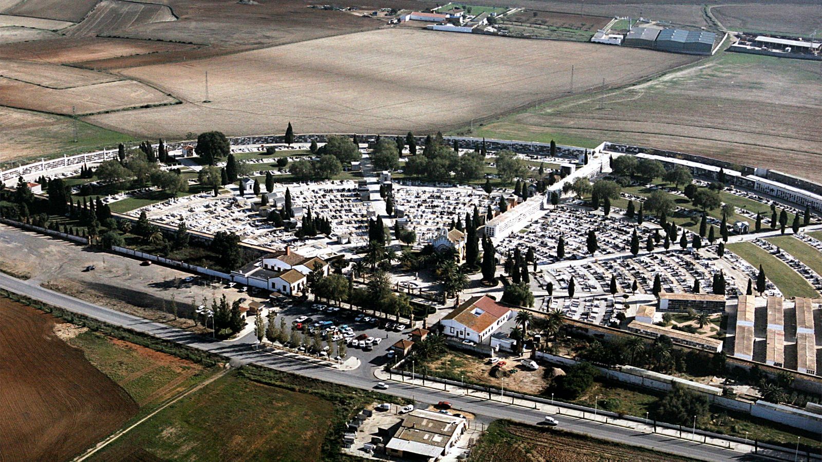 La peculiar forma radial del cementerio de La Soledad es bastante inusual.