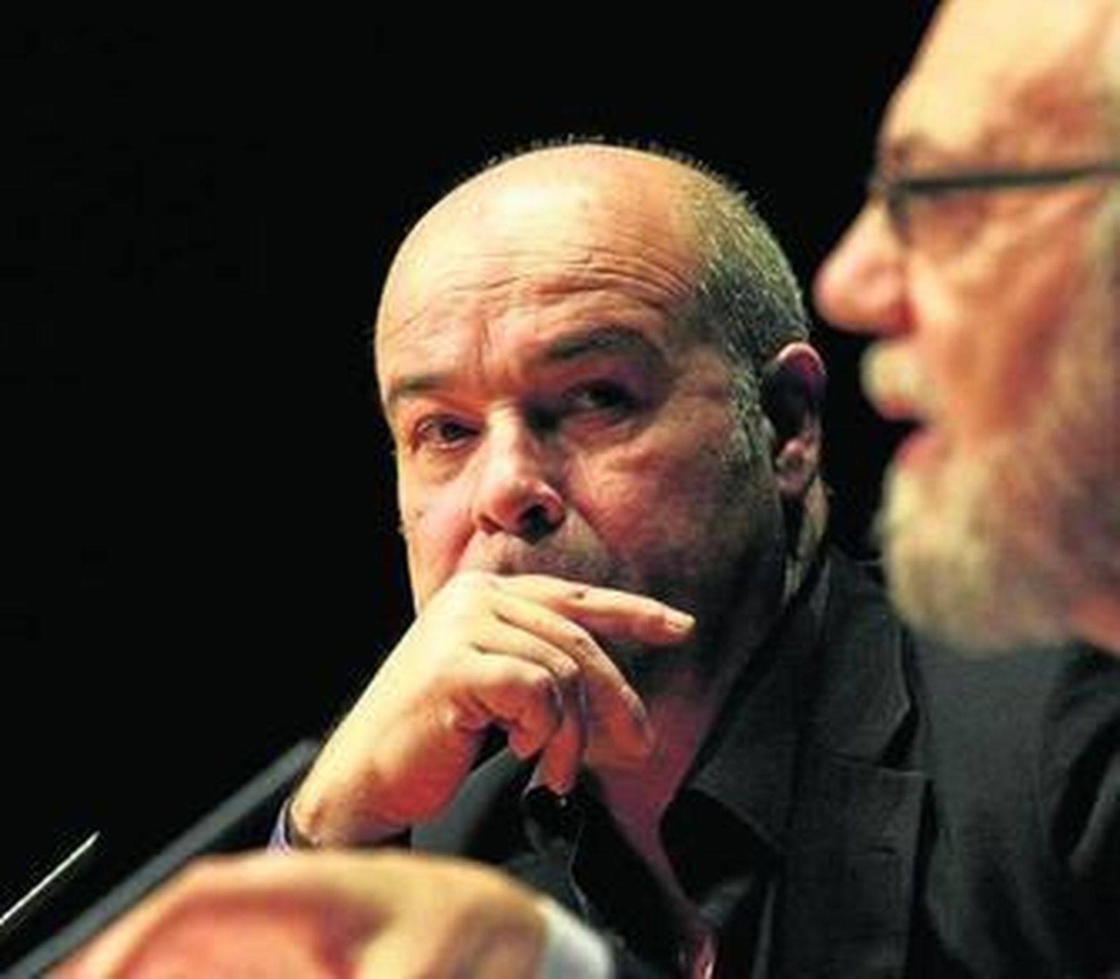 Antonio Resines, durante una conferencia.