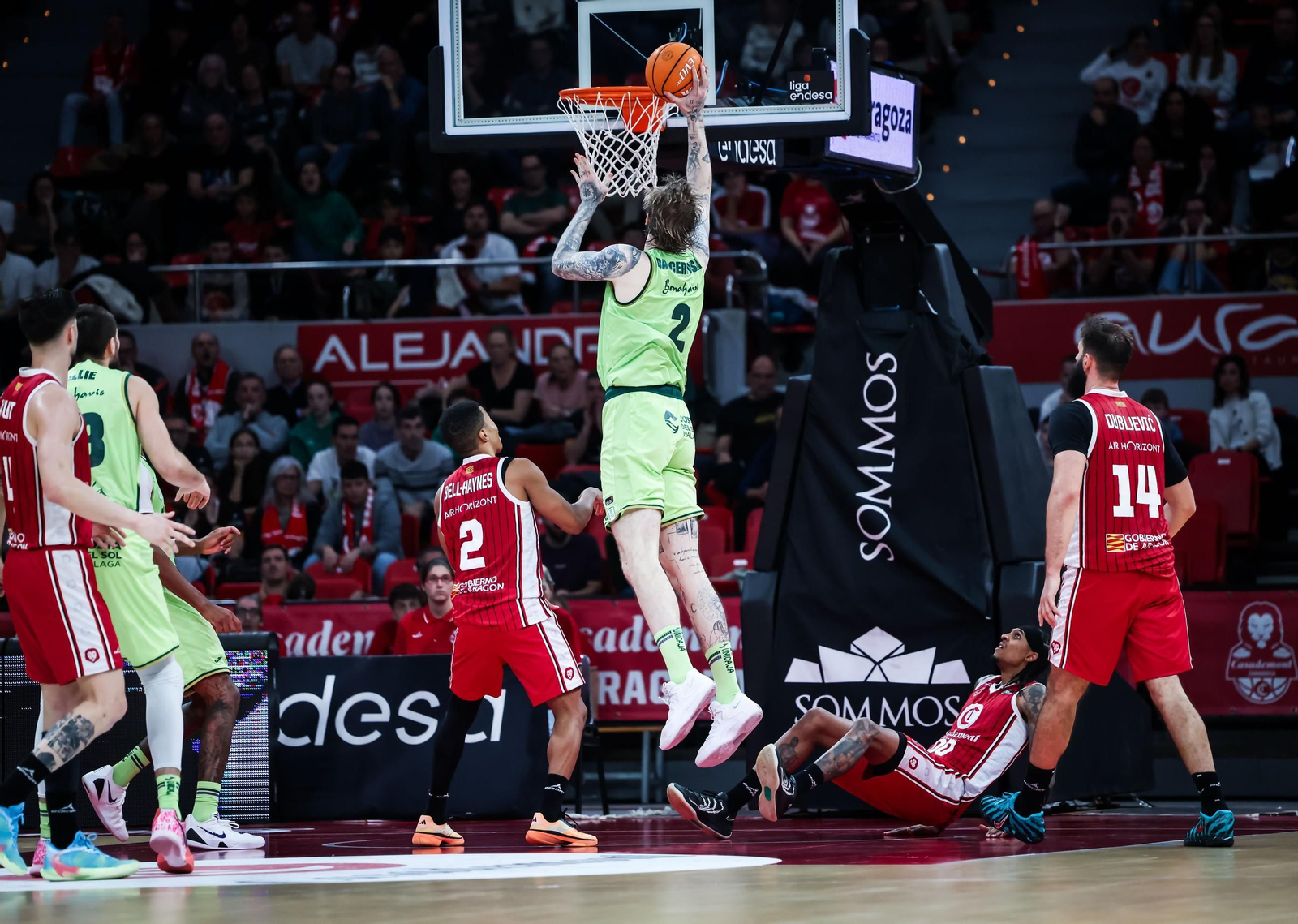 Casademont Zaragoza-Unicaja, en fotos