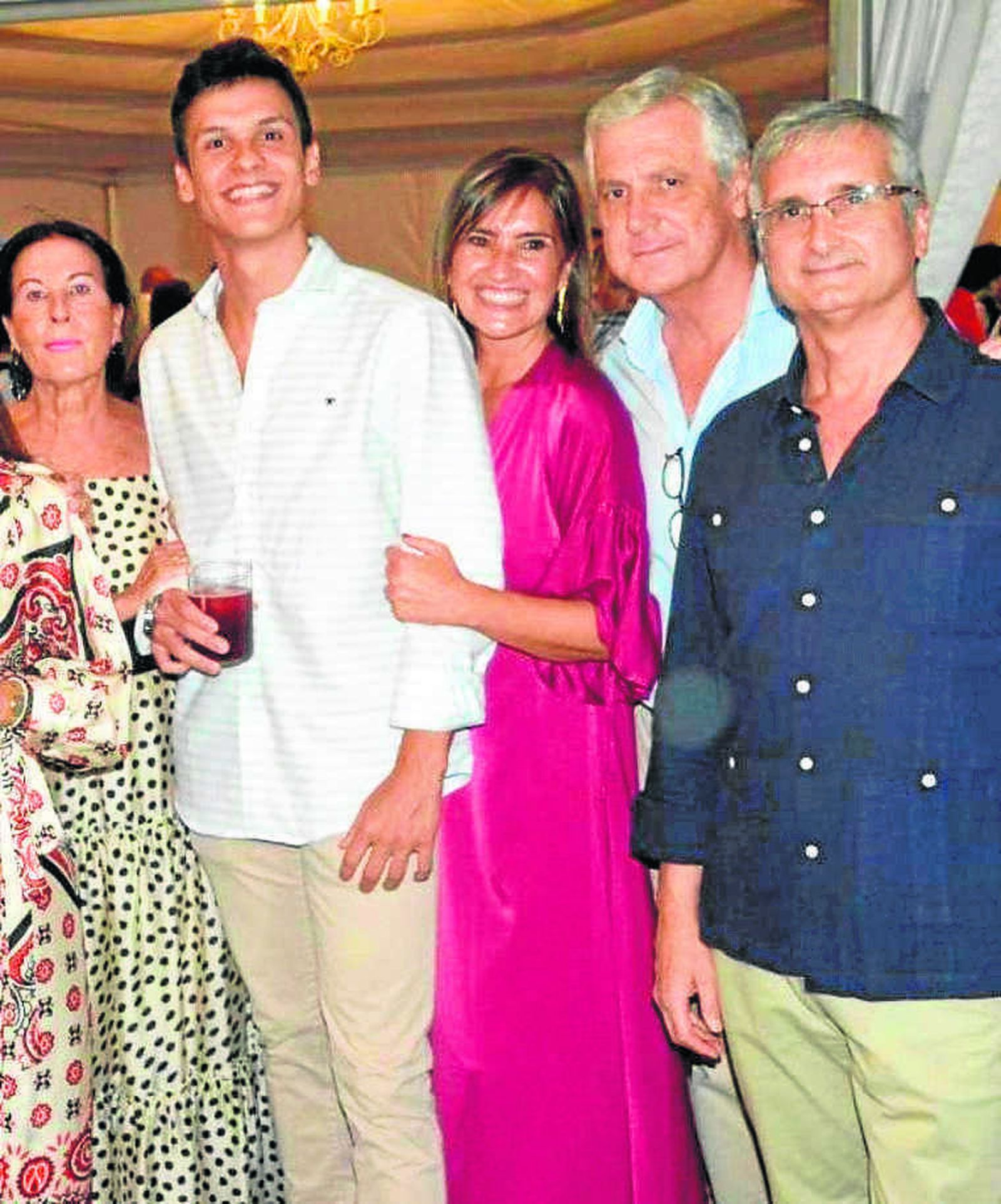 Lourdes Arenas, Antonio Vela-Barca Cherné, Marilo Cherné, Antonio Vela-Barca y Jorge Cherné.