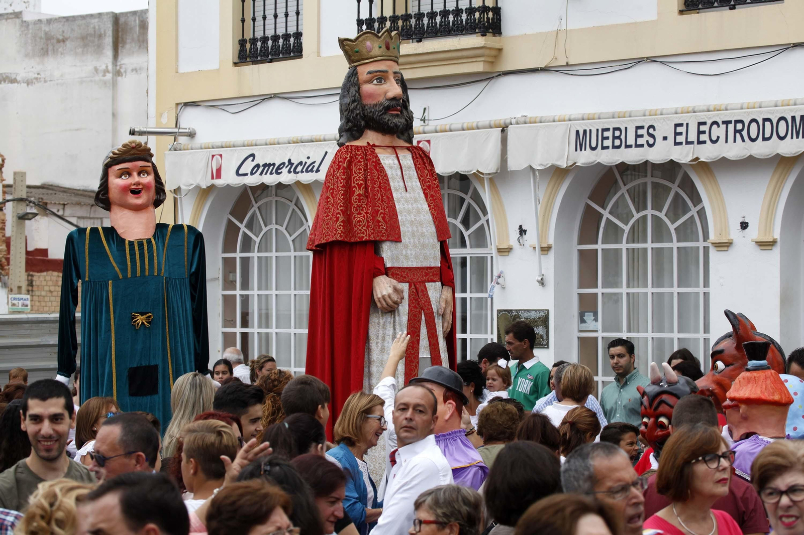 La inauguración de la Feria de Octubre de Cartaya