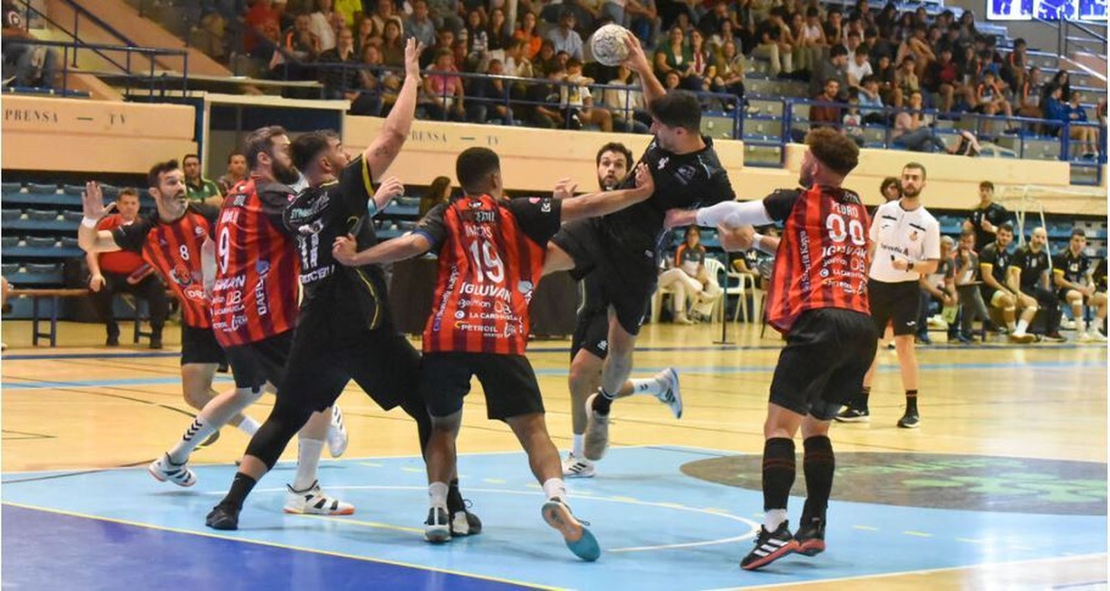 Un lance del Algeciras-Córdoba de la primera vuelta