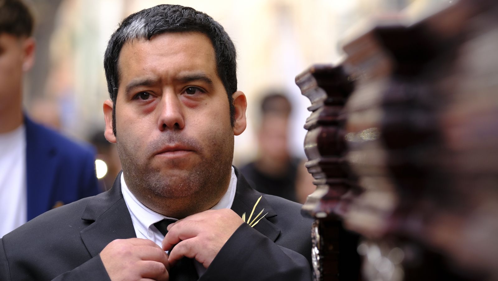 La Borriquita procesiona por las calles de Almería, en imágenes