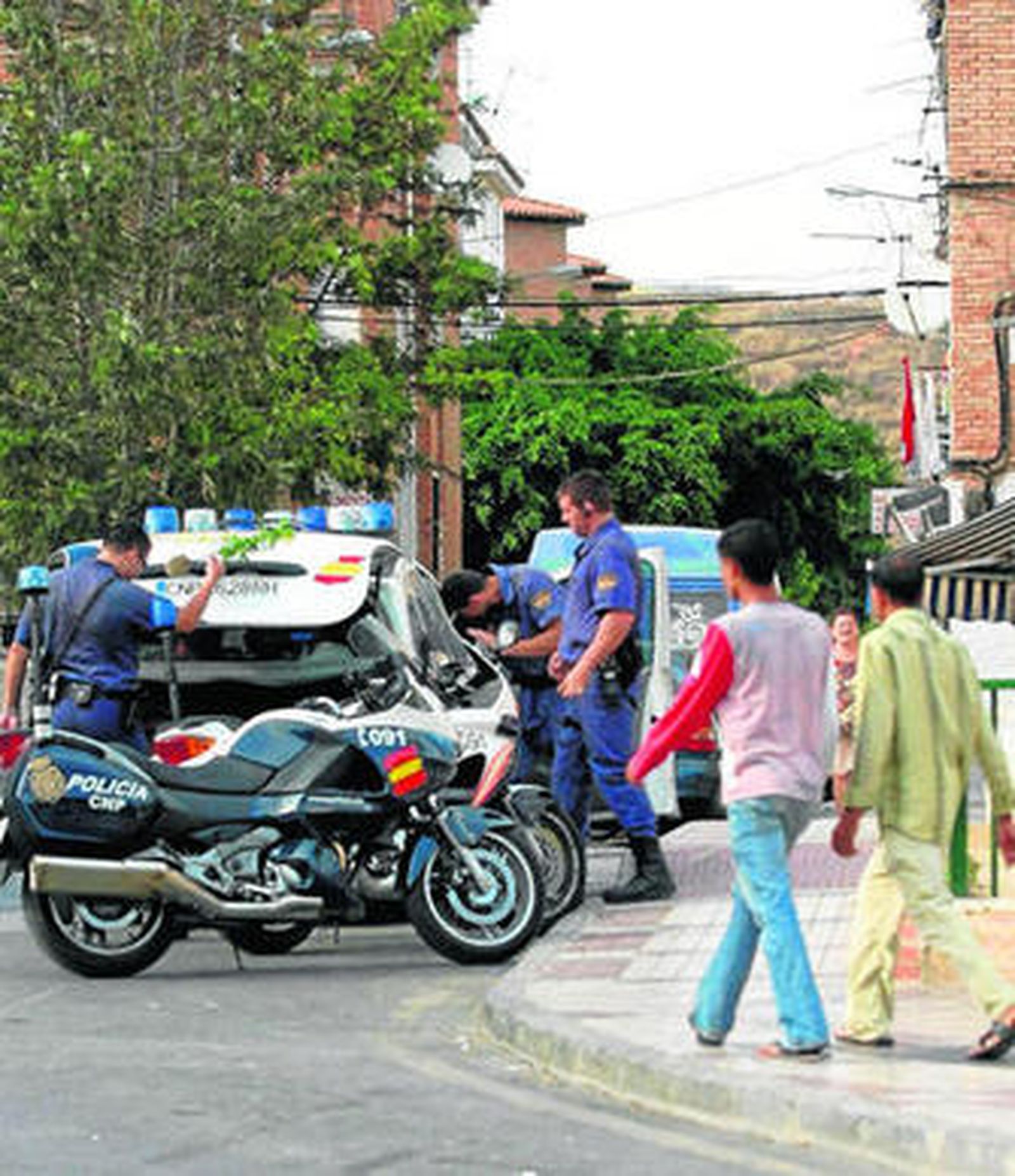 Operación policial contra el clan de Los Romualdos, en una imagen de archivo.