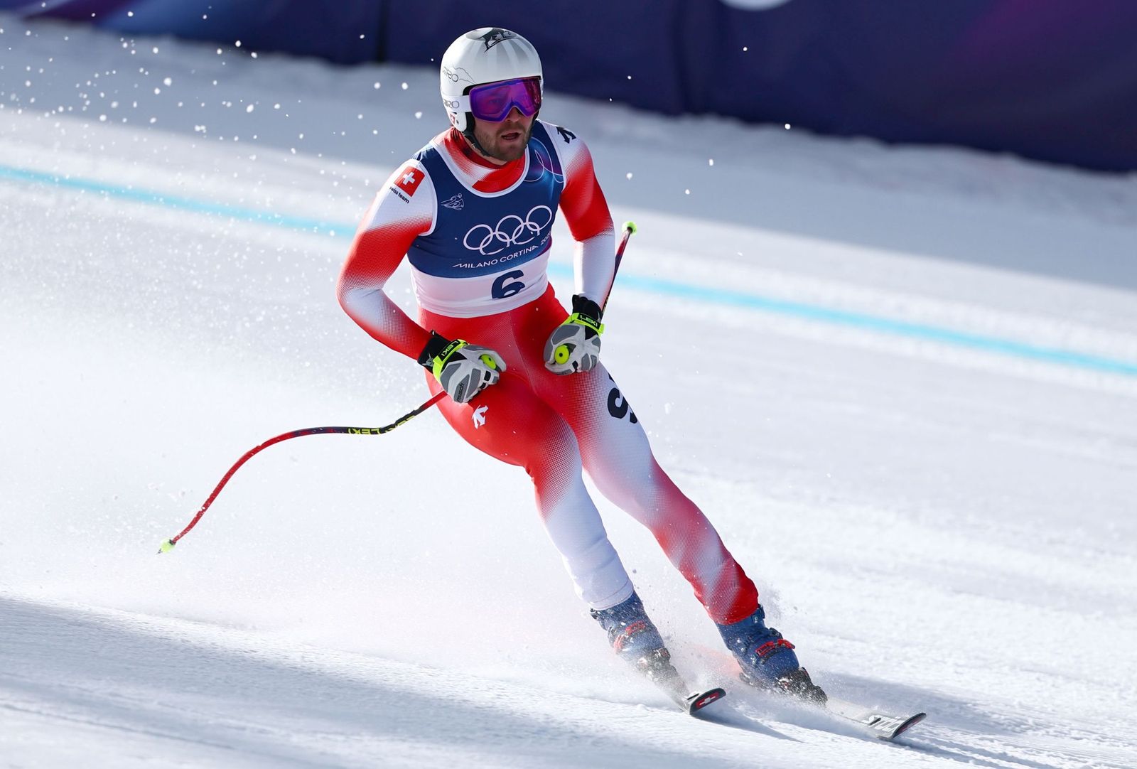 Las espectaculares fotos del descenso masculino en los Juegos Olímpicos de invierno