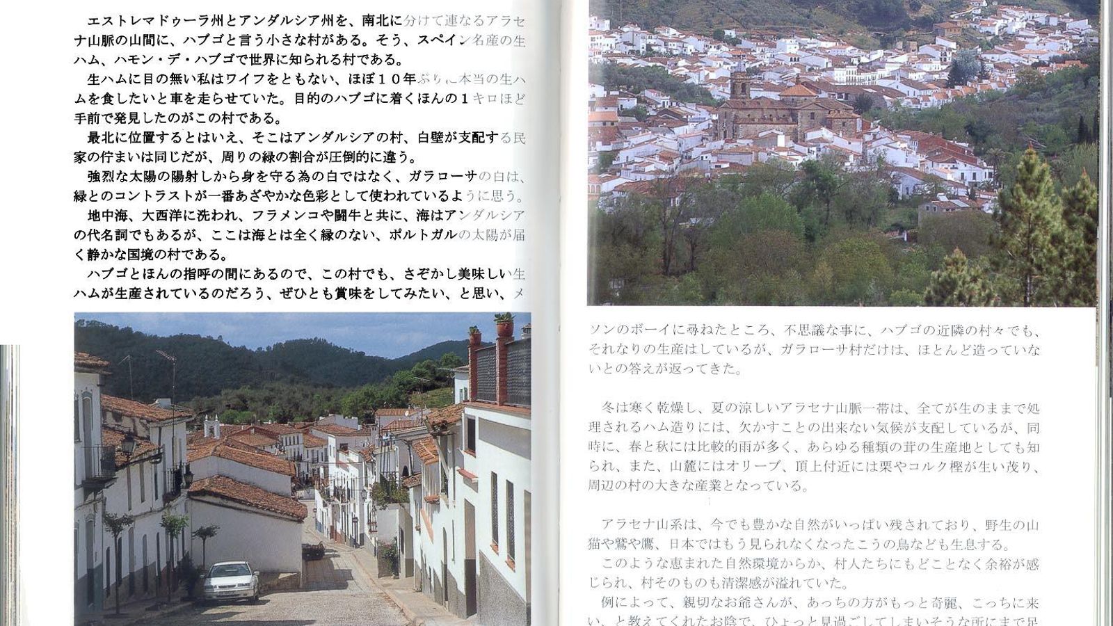 Libro japonés con Galaroza como protagonista