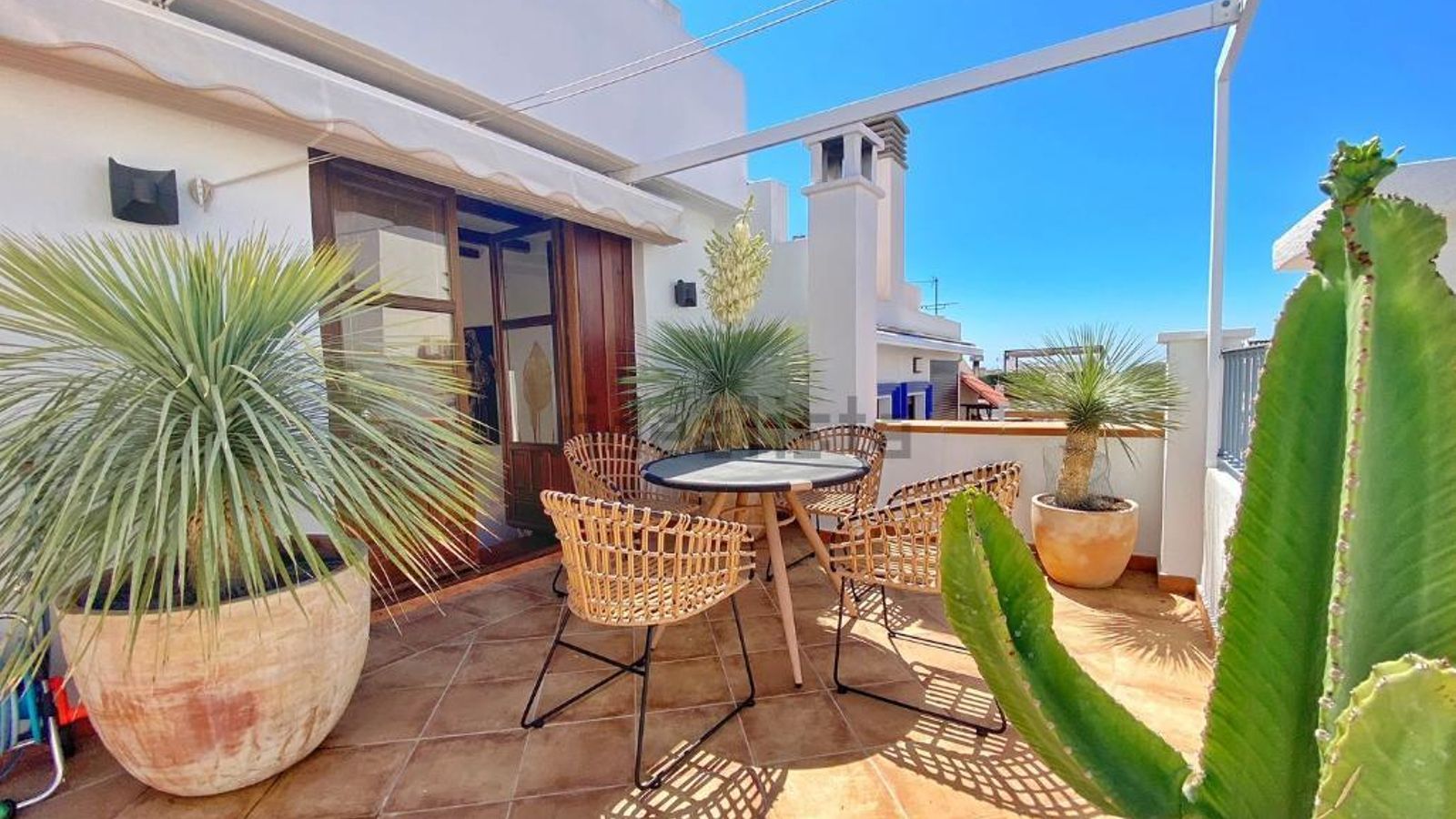 Terra del adosado de Marbella