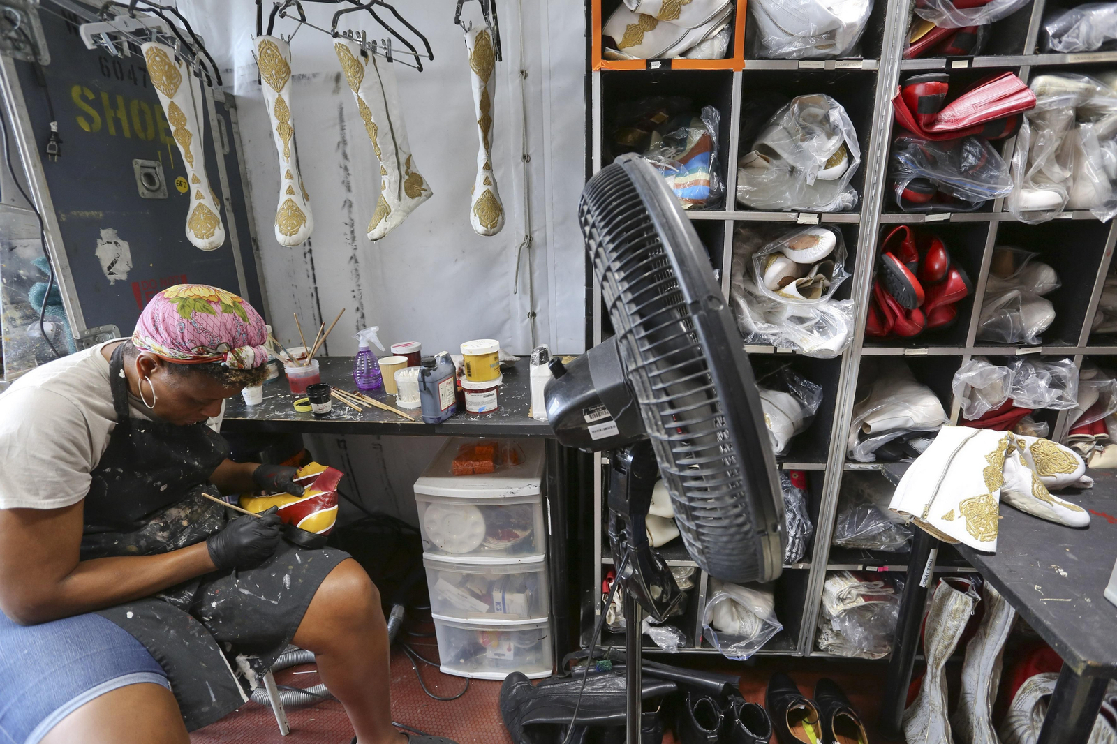 El ensayo del Circo del Sol en Málaga para su espectáculo 'Kooza'