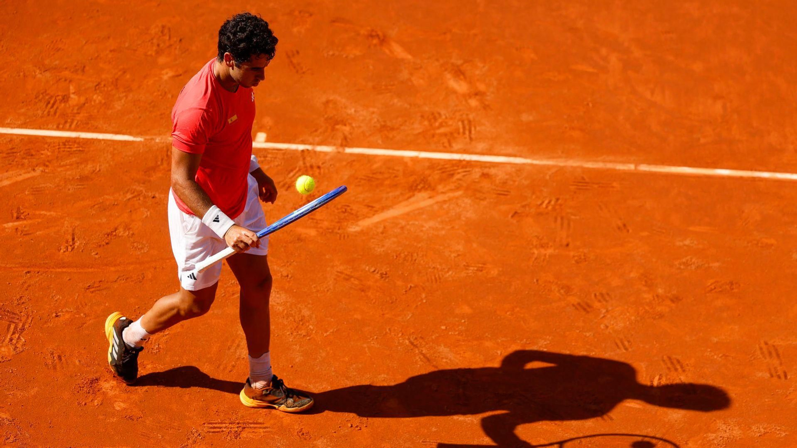 Jaume Munar durante el encuentro.