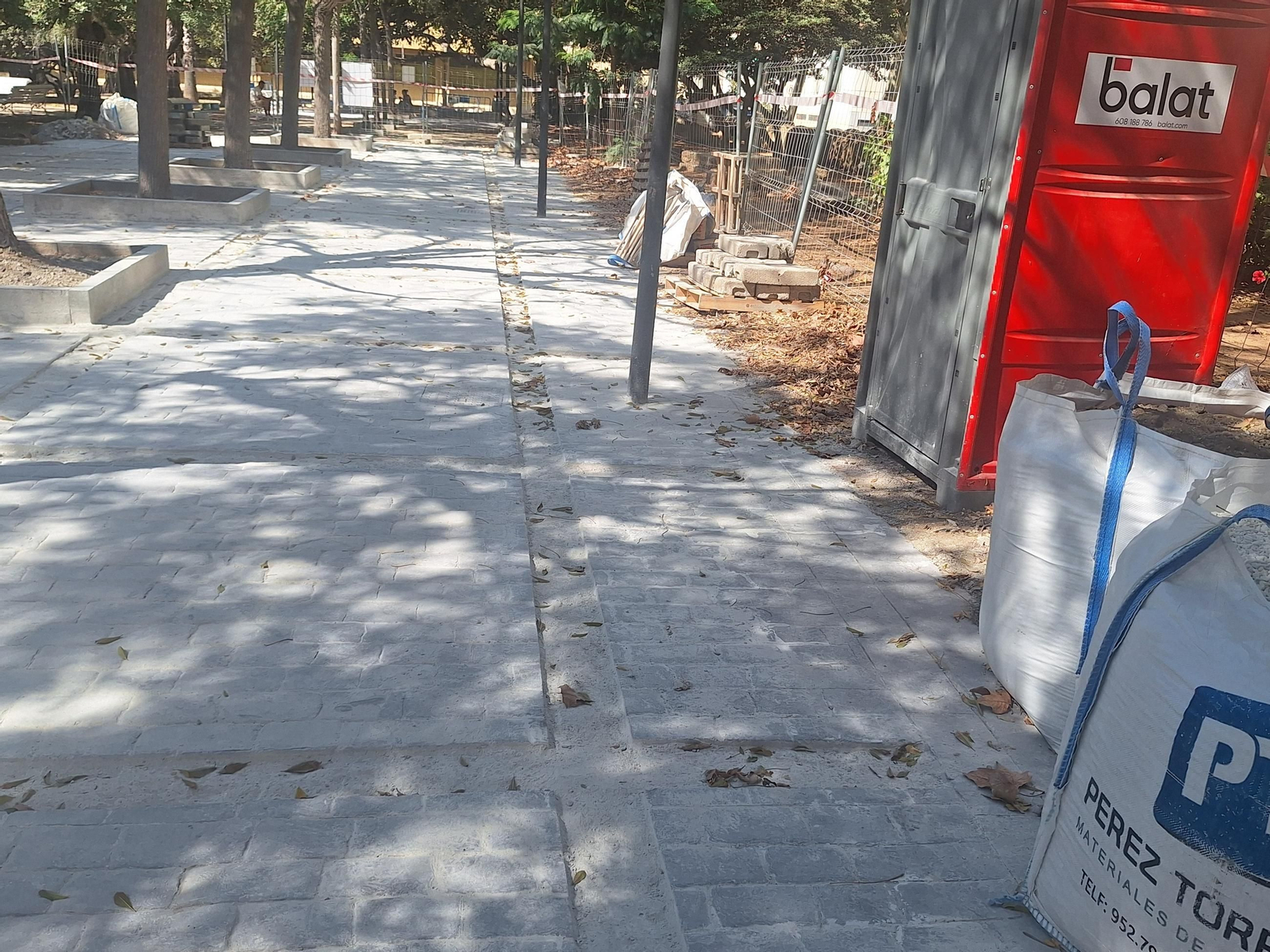 Tramos de Asdrúbal que se han vuelto a levantar.