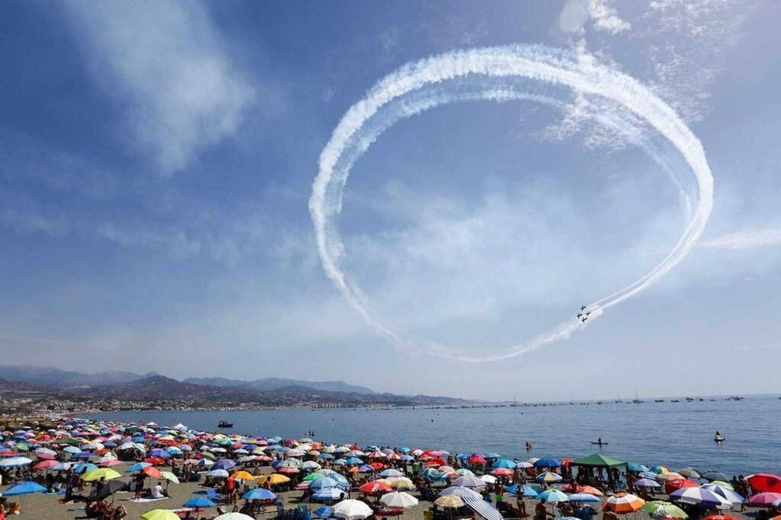 Imagen del Festival Aéreo de Torre del Mar de la edición anterior