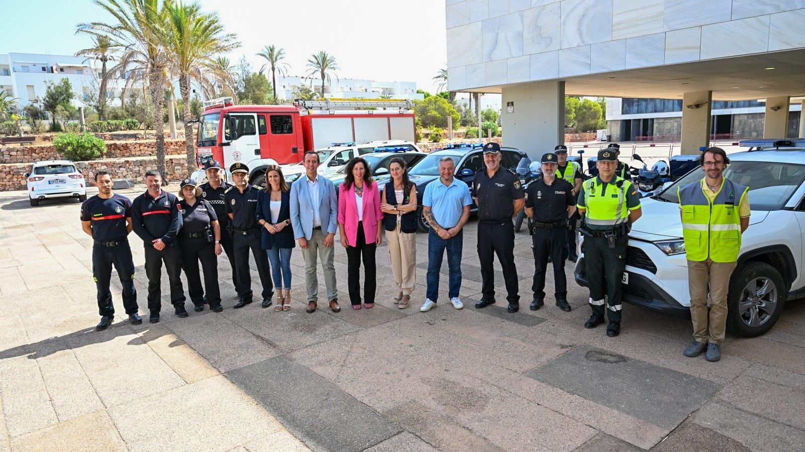 El puesto de mando está en el Palacio de Congresos y Exposiciones de El Toyo.