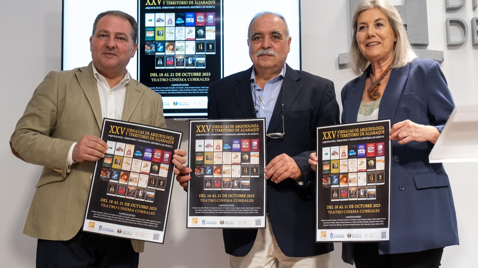 Presentación de las Jormadas Arqueología de Aljaraque en la Diputación Presentación de las Jormadas Arqueología de Aljaraque en la Diputación