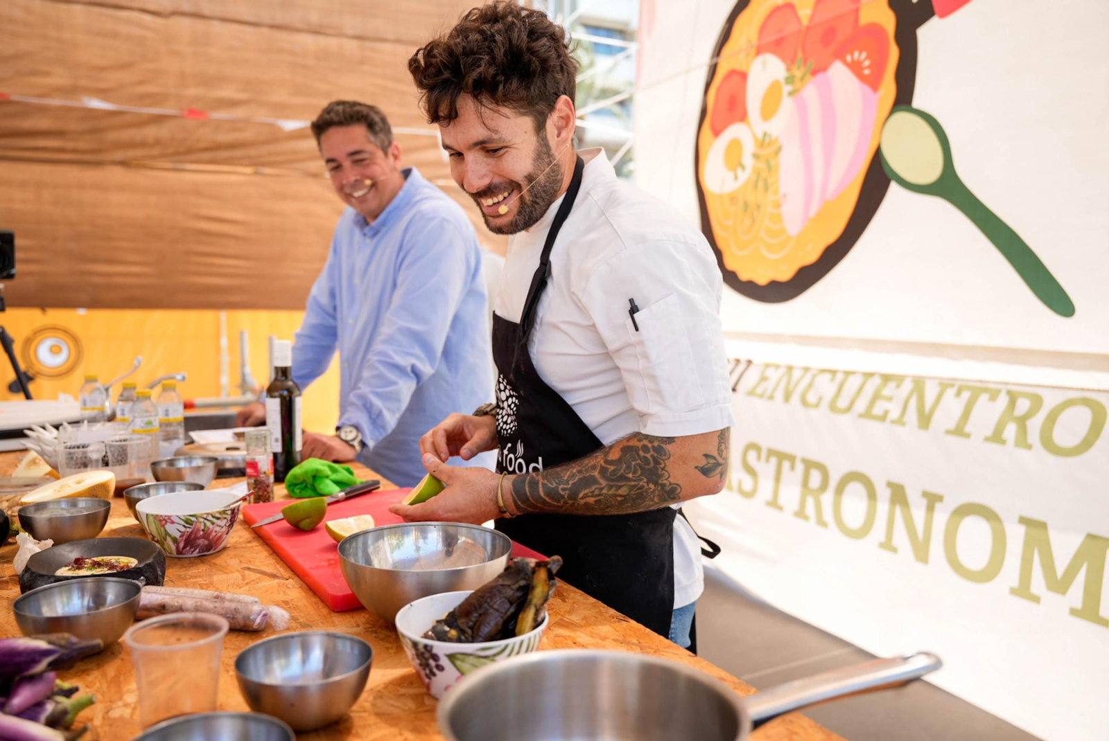 Las mejores imágenes de los showcookings del Obrador Las Pitas y Bosco Benítez