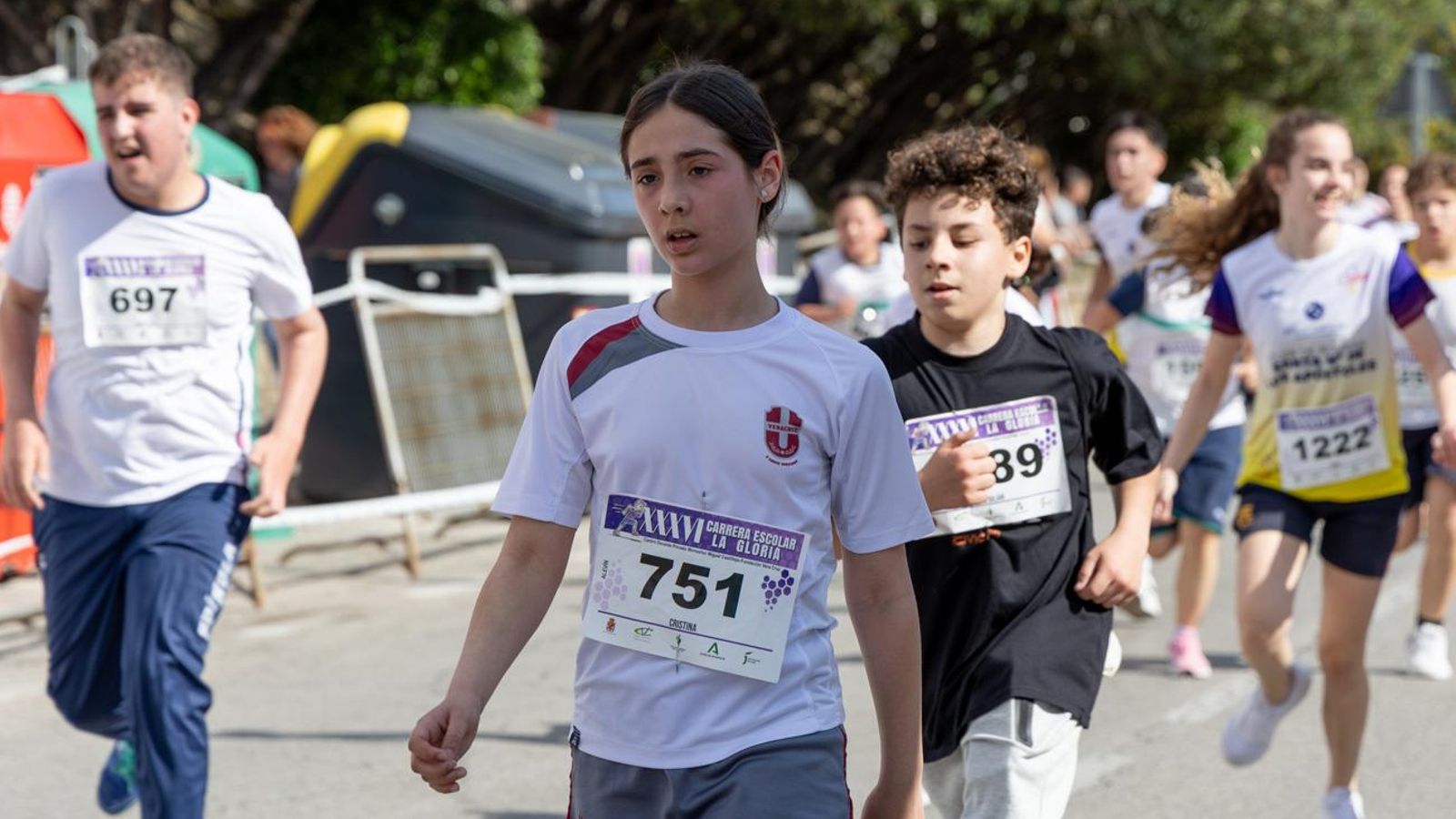 La carrera escolar de “La Gloria” que aúna inclusión y solidaridad, en imágenes
