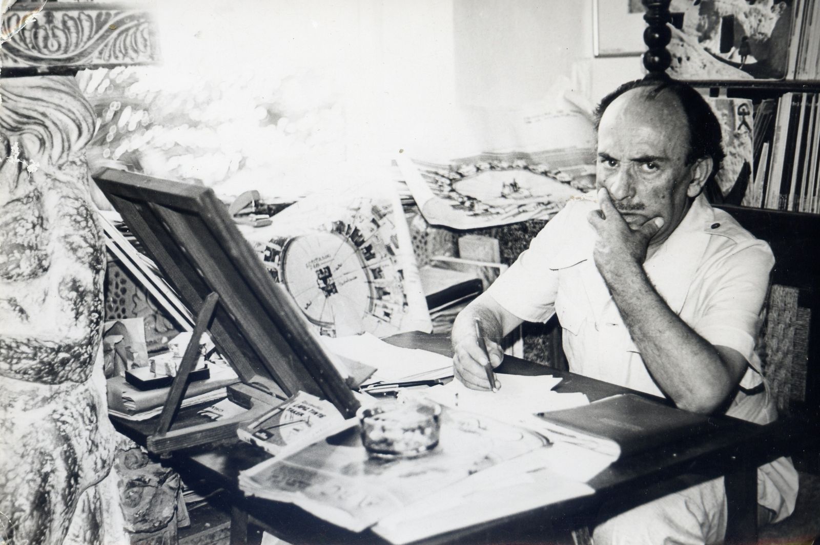 Jesús de Perceval en una foto de archivo en su estudio.