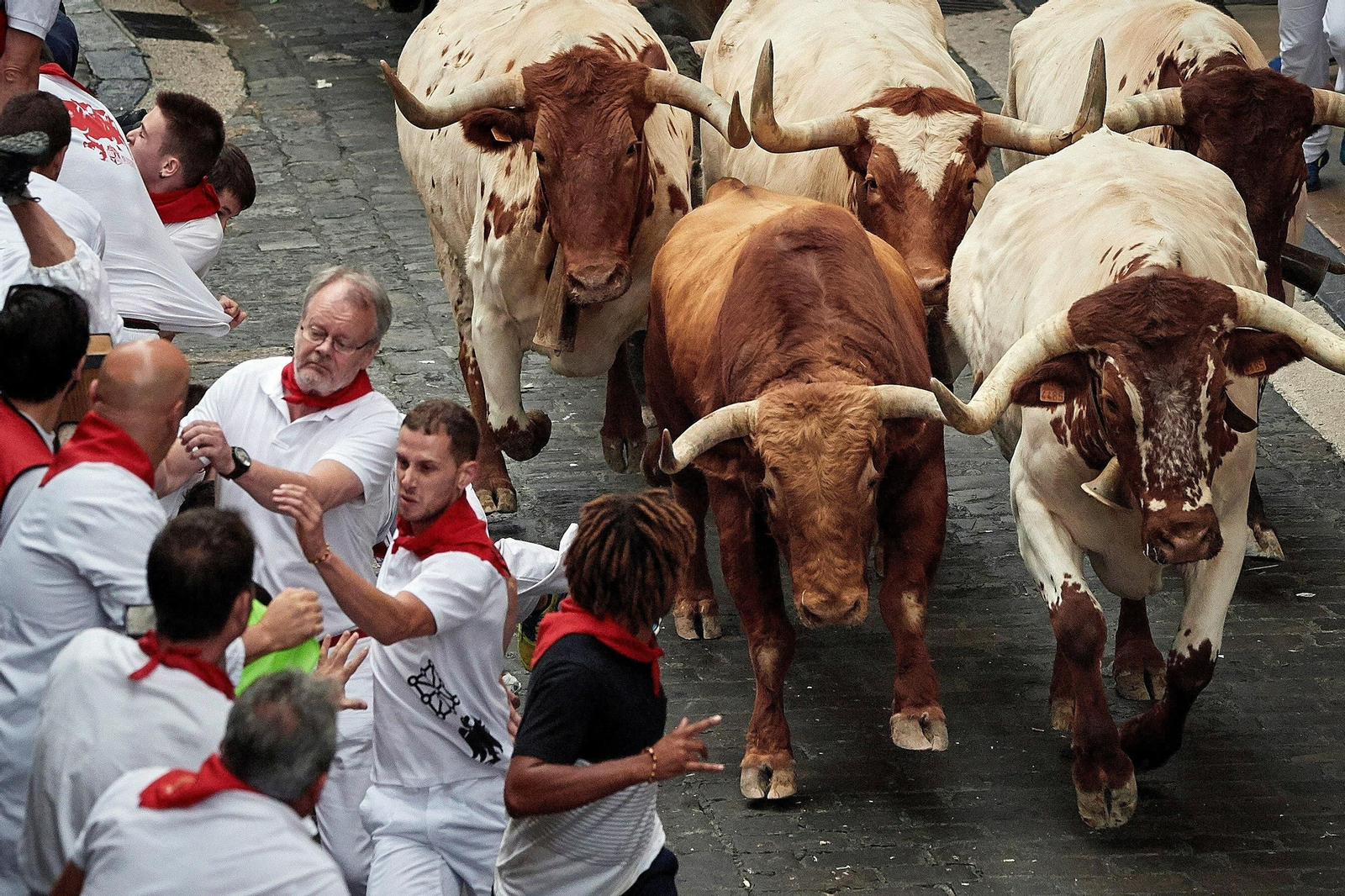 Primer encierro de los sanfermines 2019