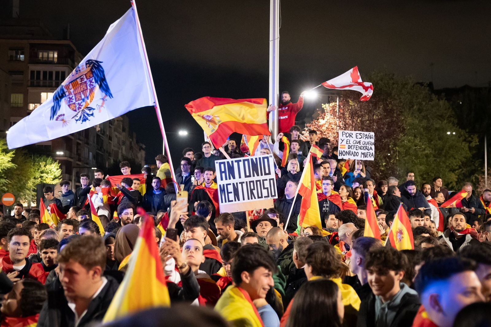 Galería de fotos: Manifestación contra la amnistía por las calles de Granada