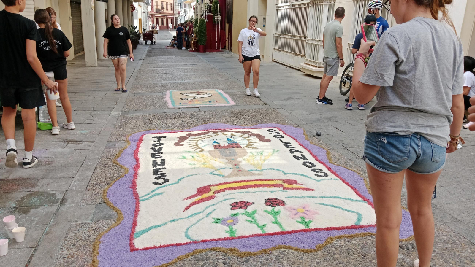 Altares y alfombras del Corpus en San Fernando: Medinaceli, primer premio