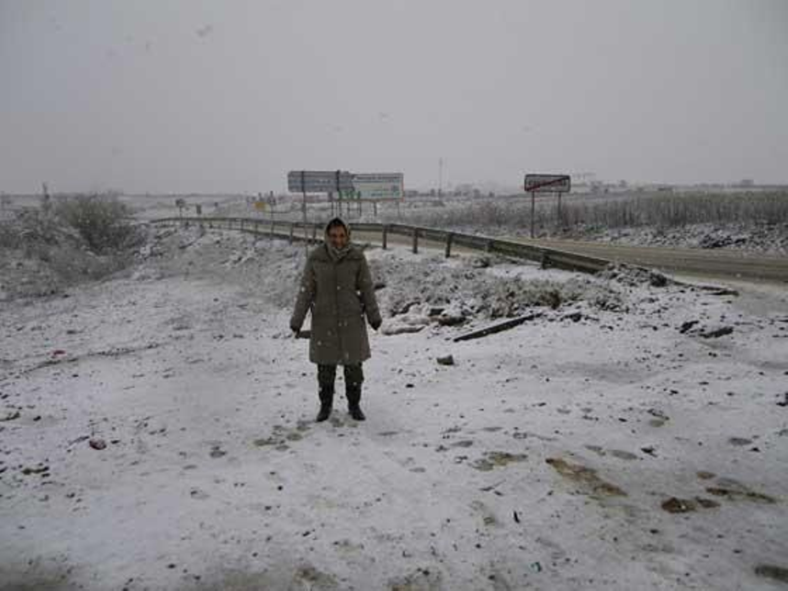 Cantillana se cubrió de blanco.
