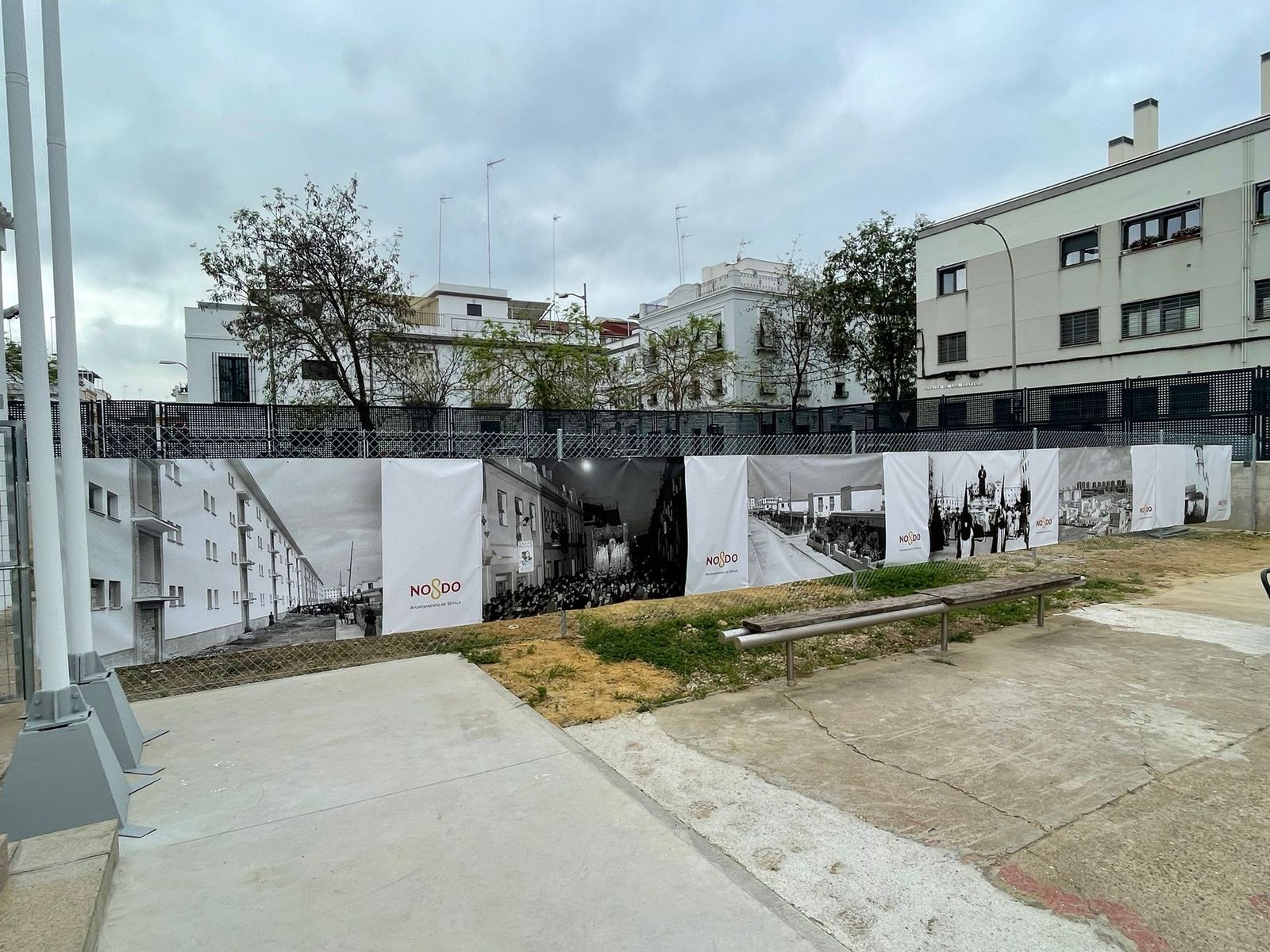 Parte del solar que ha cedido el Ayuntamiento a la hermandad