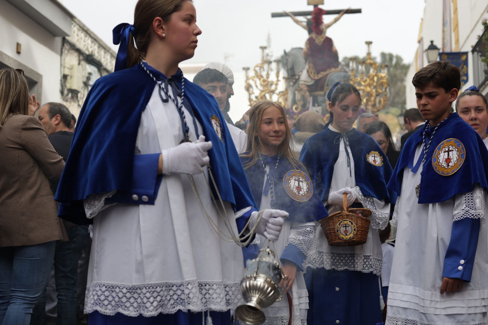 Martes Santo: la Hermandad de La Lanzada en imágenes